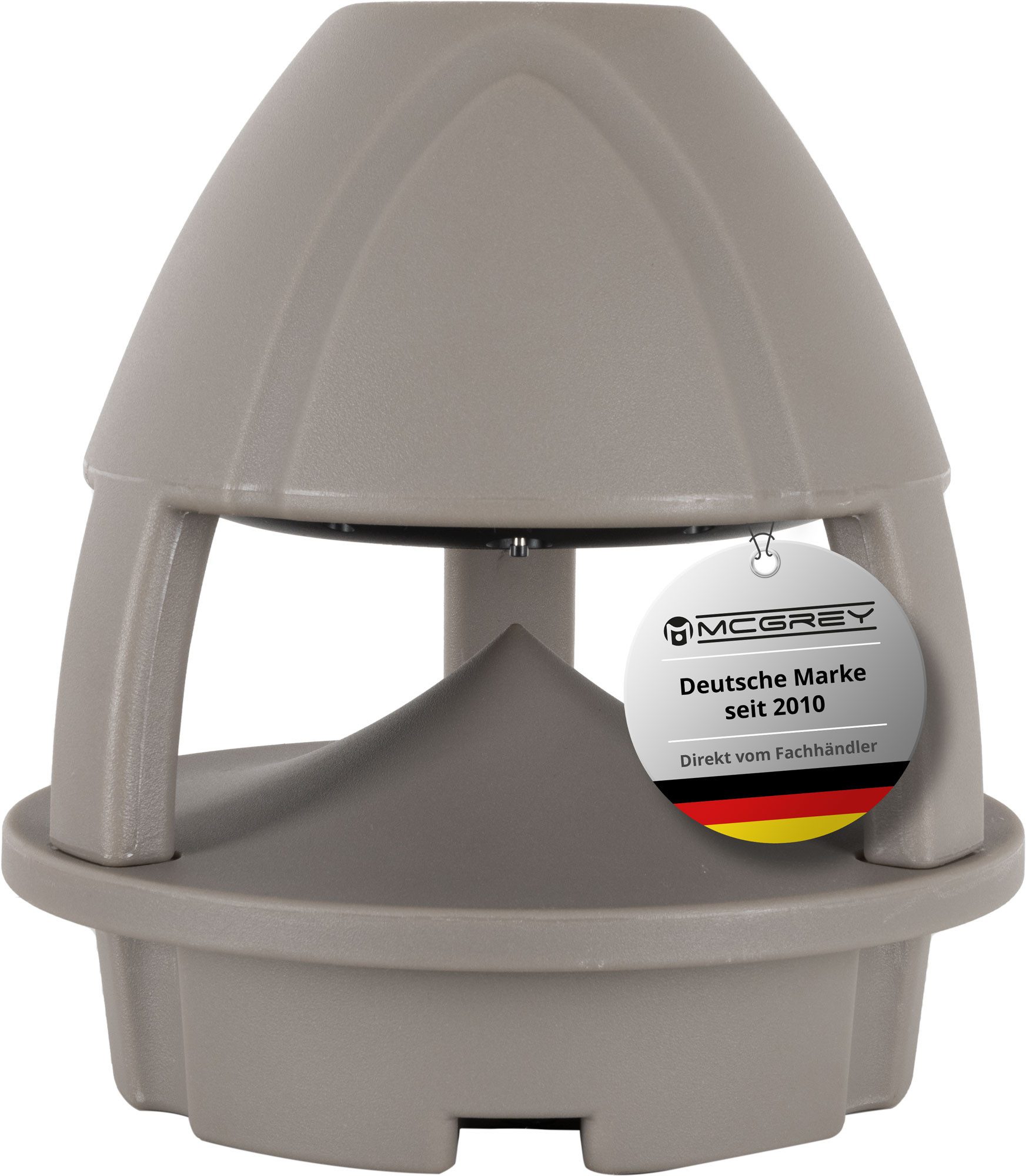McGrey WPL-660 BT 360° Aktiver 2-Wege Garten-Lautsprecher Außenlautsprecher (Bluetooth, 60 W, Allwetter-Lautsprecher Wasser- und UV-resistent)
