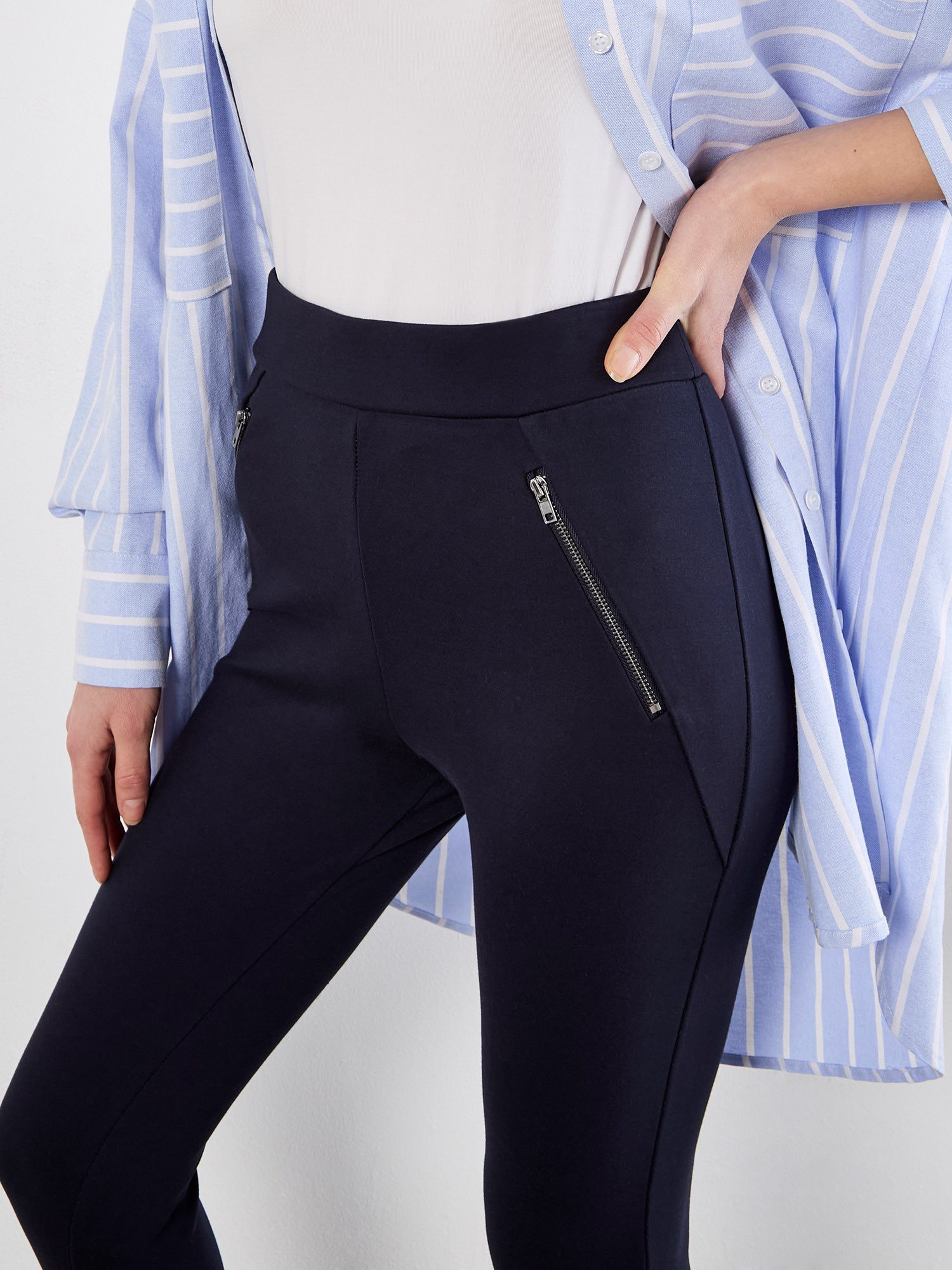 Apricot Leggings Leggins mit Reißverschluss-Taschen