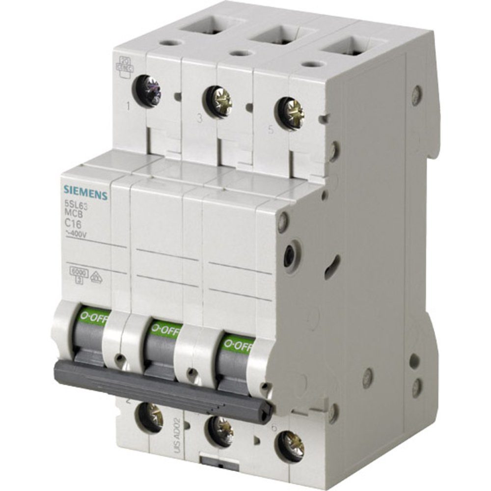 SIEMENS Schalter Siemens Leitungsschutzschalter A 16 3polig 400 5SL6316-7 V