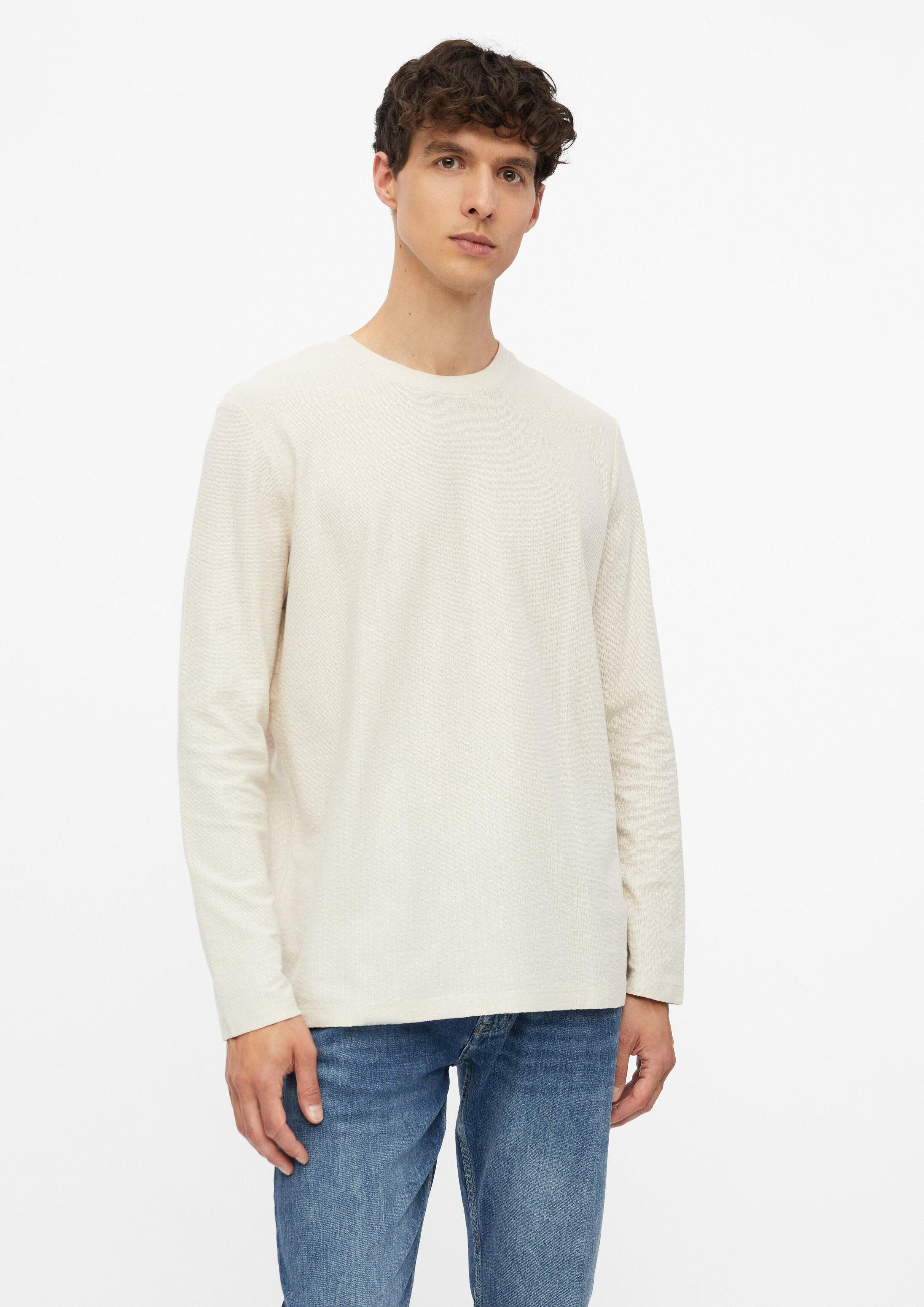 s.Oliver Langarmshirt T-Shirt Strukturiertes Longsleeve aus 100% Baumwolle