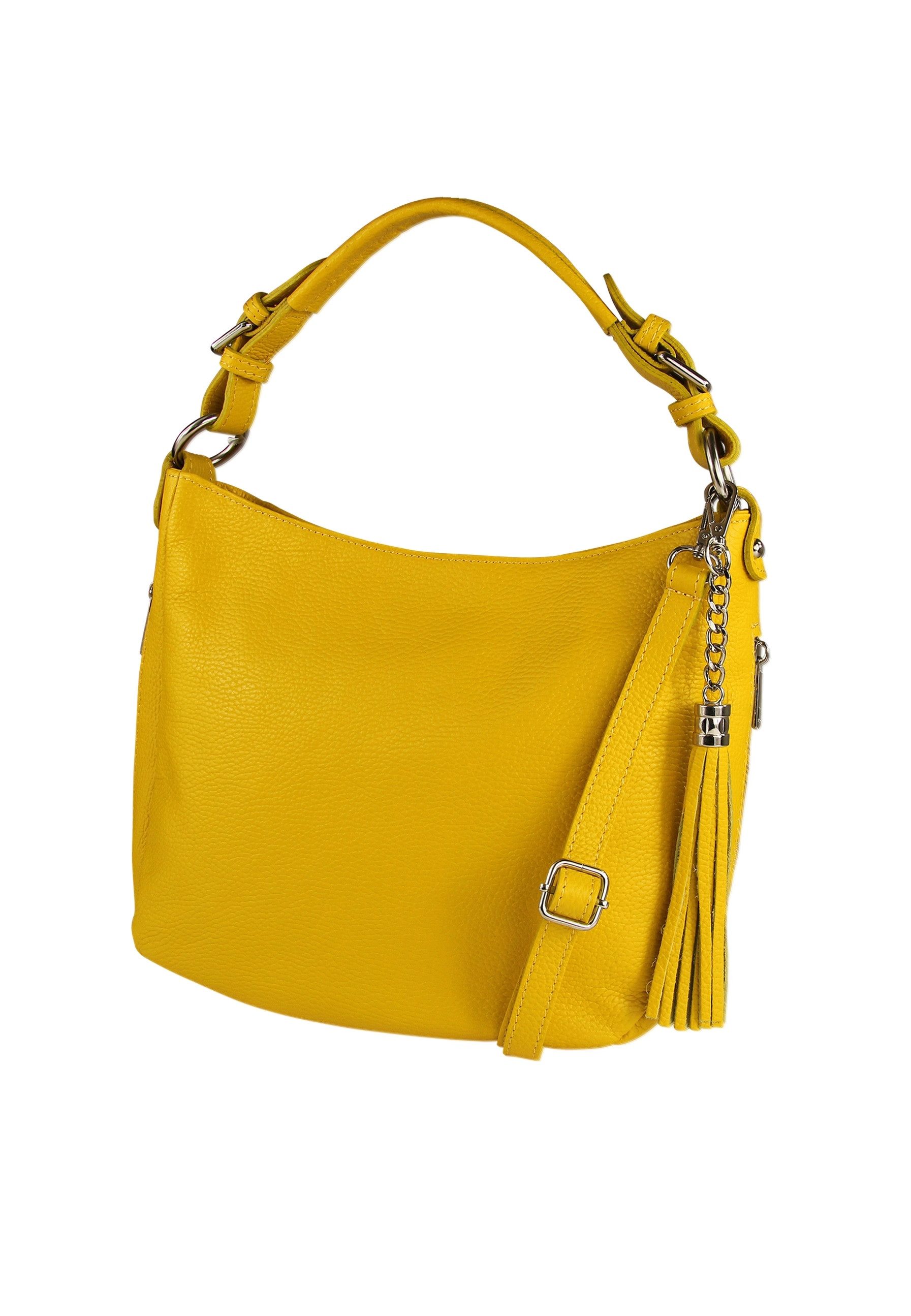 Schultertasche Toscanto taupe, braun, tanfarbene