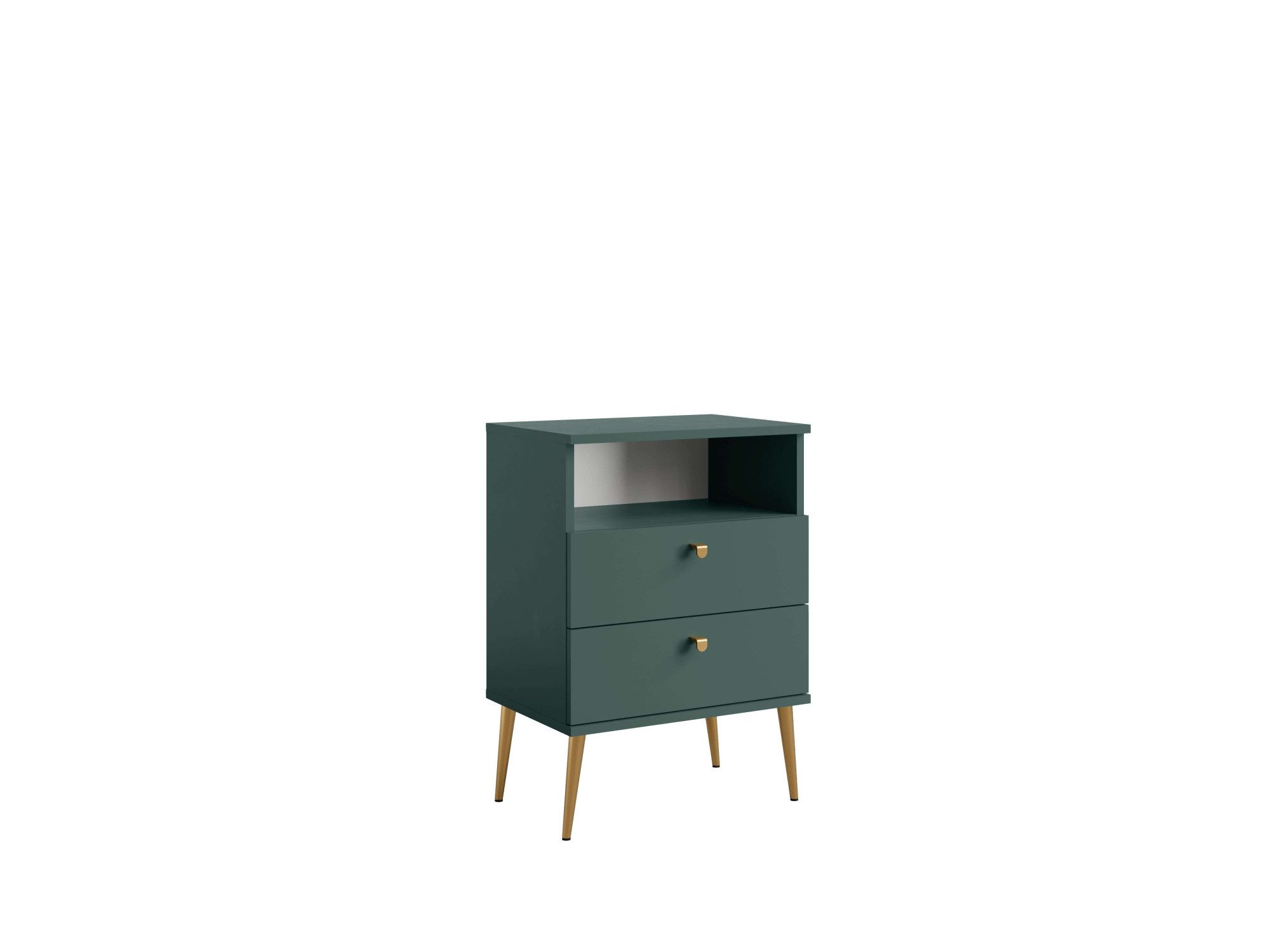 INOSIGN Nachttisch Elyria, Metallgriffe, FSC-zertifizierter Holzwerkstoff (Nachtkommode B/T/H 50/34/69cm)