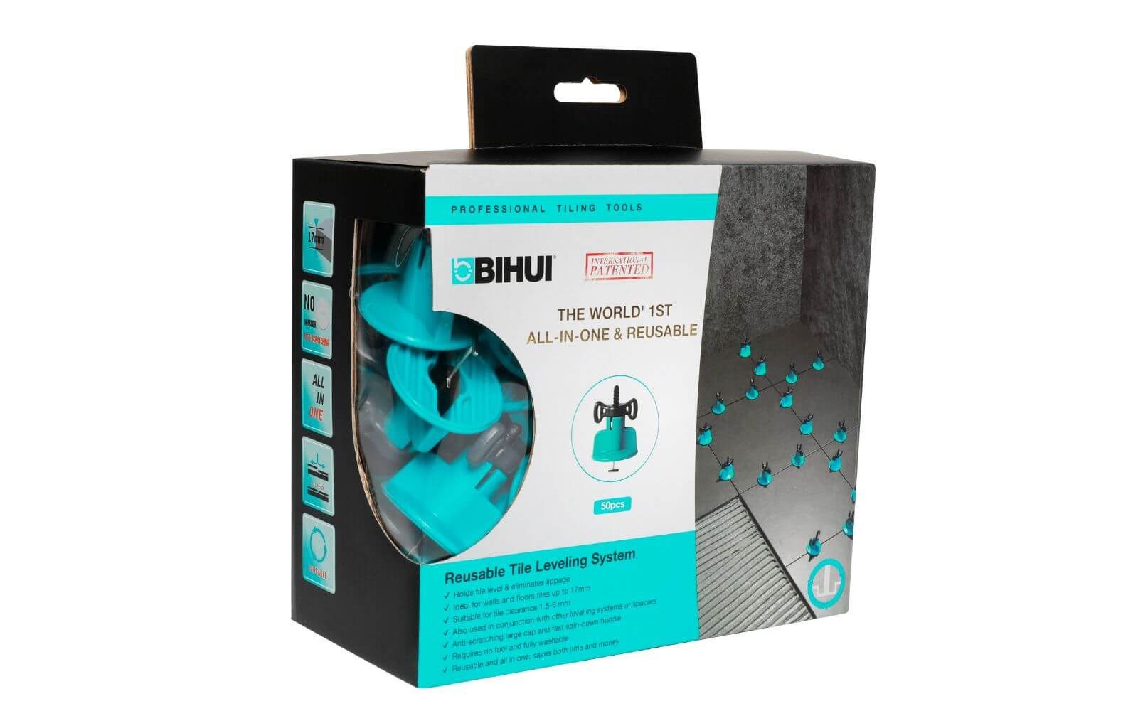 BIHUI Nivelliersystem TSL50 (50-St) Wiederverwendbar