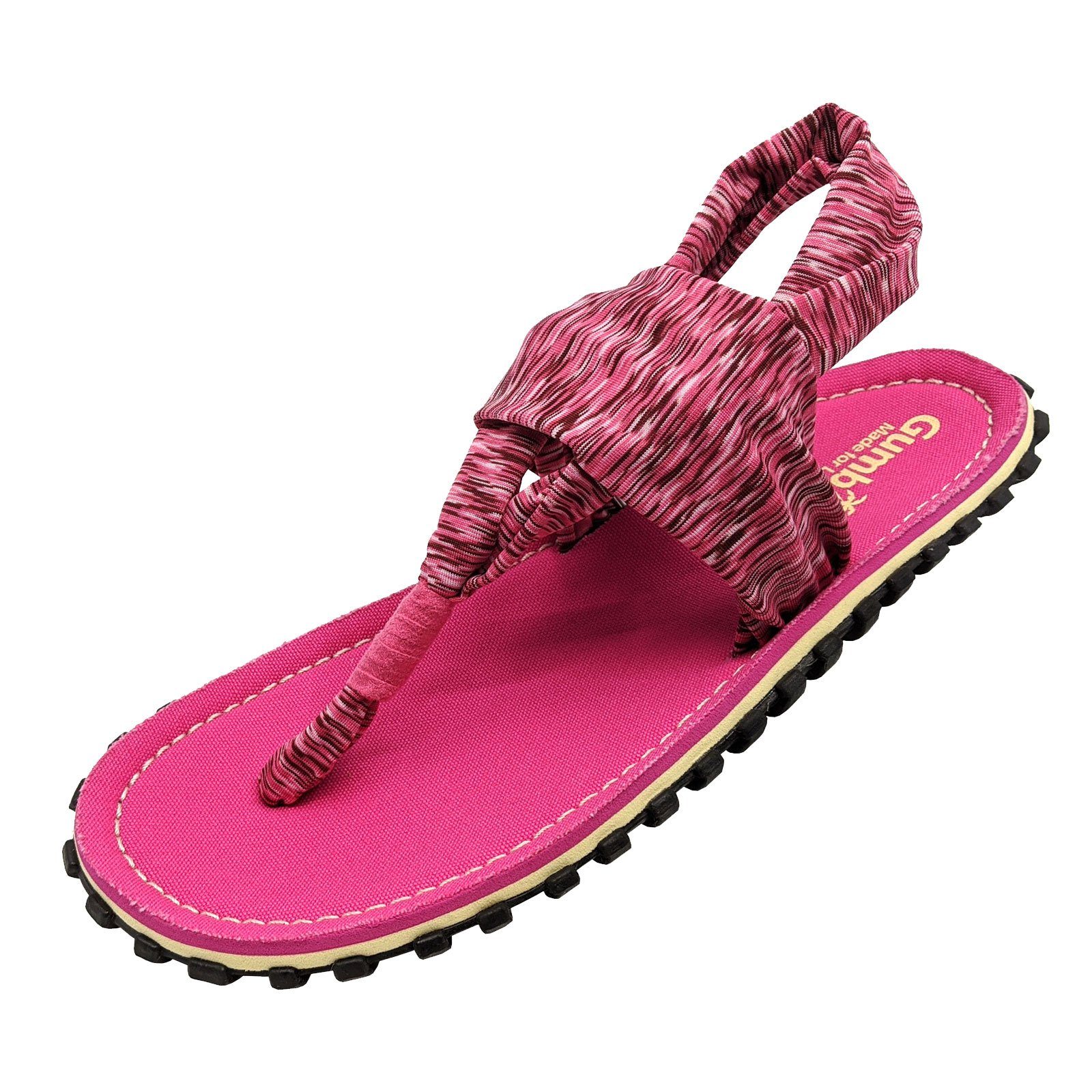 Slingback Gumbies 2601 Sandale mit pink Stoff-Riemen