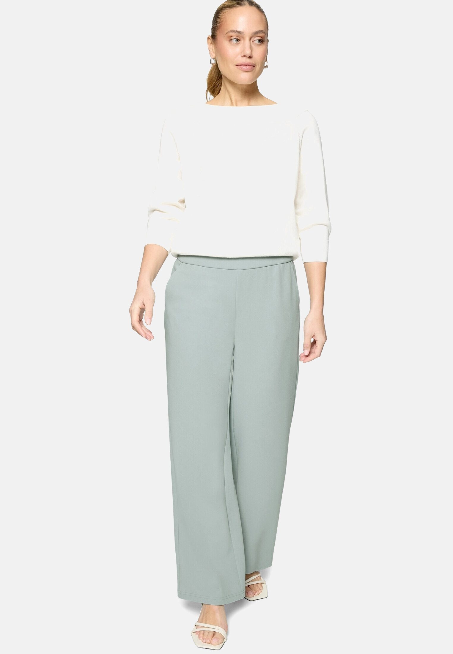 Zero Stoffhose Damen in 7/8 Länge Material.