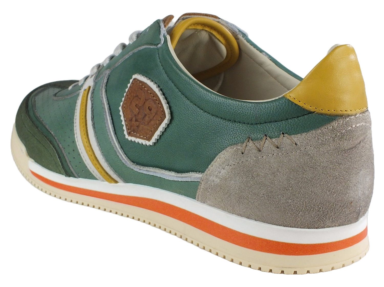 Kamo-Gutsu Herren Leder Freizeitschuhe Sneaker Modisches Design
