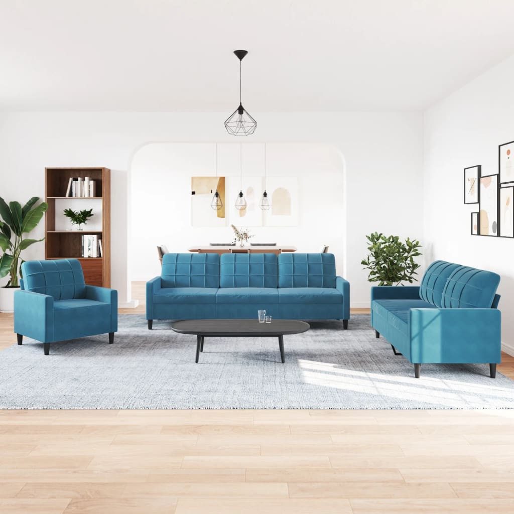 vidaXL Sofa 4-tlg. Sofagarnitur mit Kissen günstig online kaufen