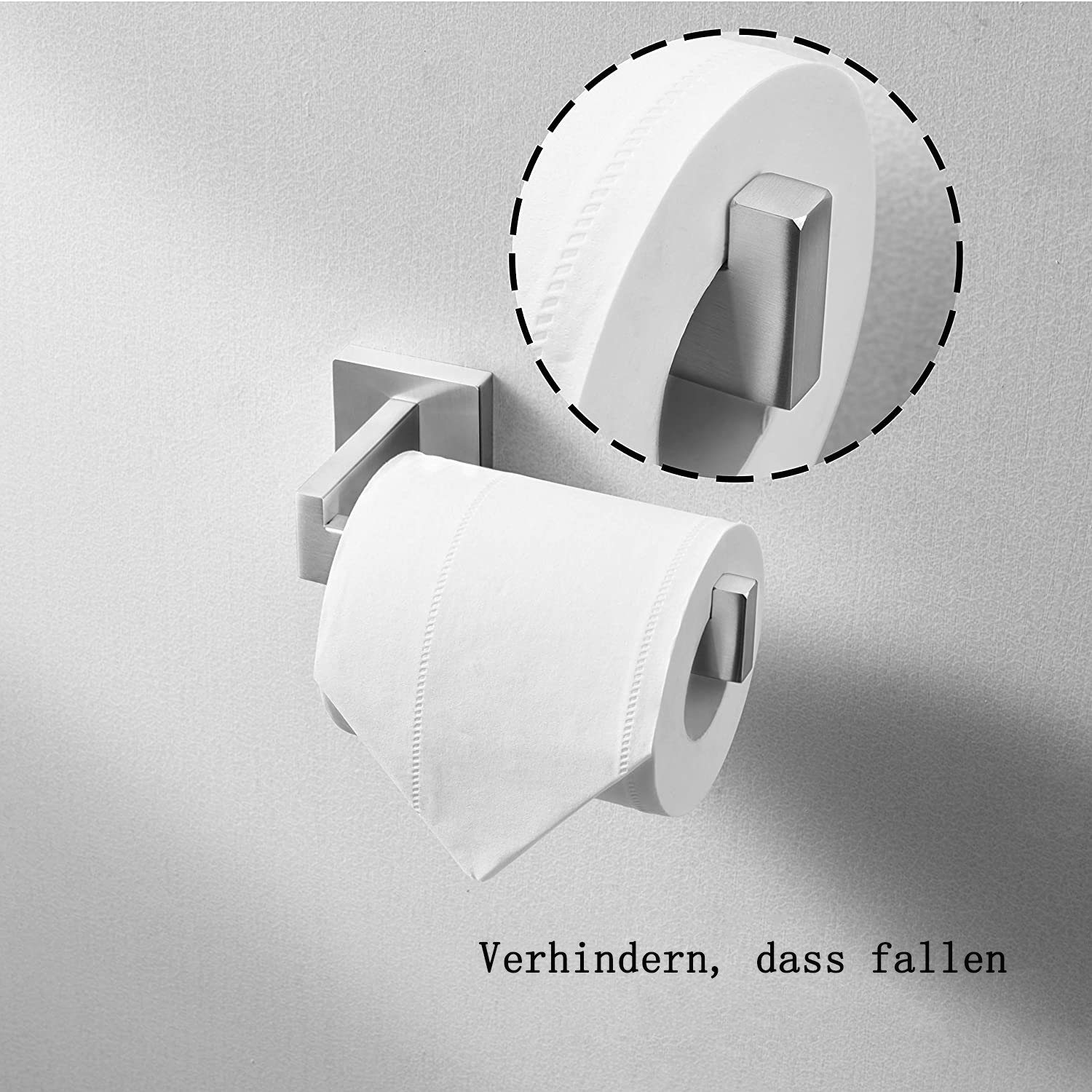 Toilettenpapierhalter GelldG WC Edelstahl Toilettenpapierhalter, Klopapierhalter.