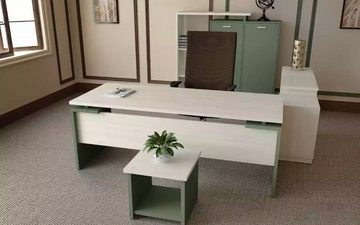 JVmoebel Schreibtisch Weißer Designer Luxus Schreibtisch Holzmöbel Arbeitszimmer (1-St., 1x nur Schreibtisch), Made in Europa
