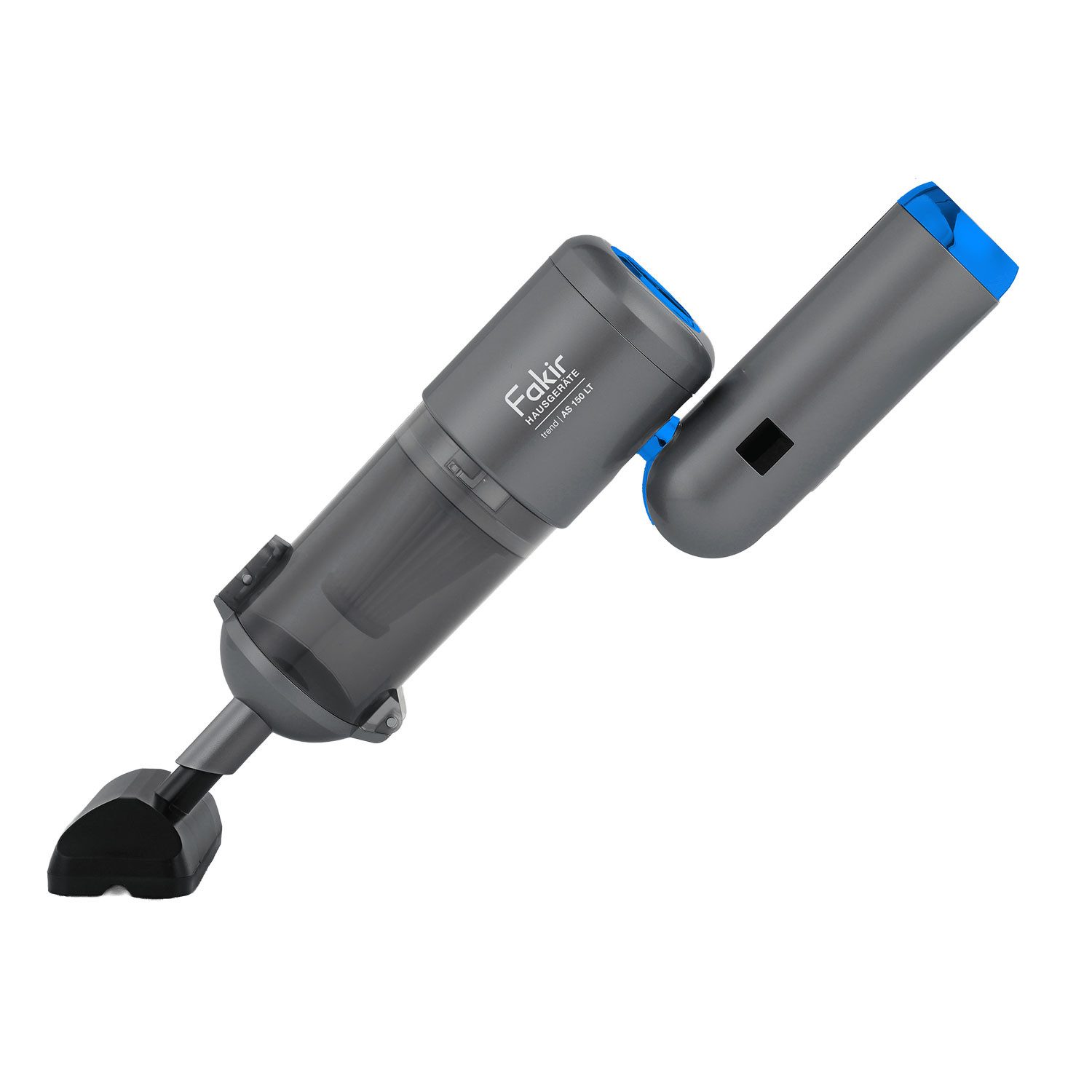FAKIR Akku-Hand-und Stielstaubsauger trend AS 150 LT Akku-Handstaubsauger, 120 W, geeignet für Tierbesitzer, Ritzen, Allergiker