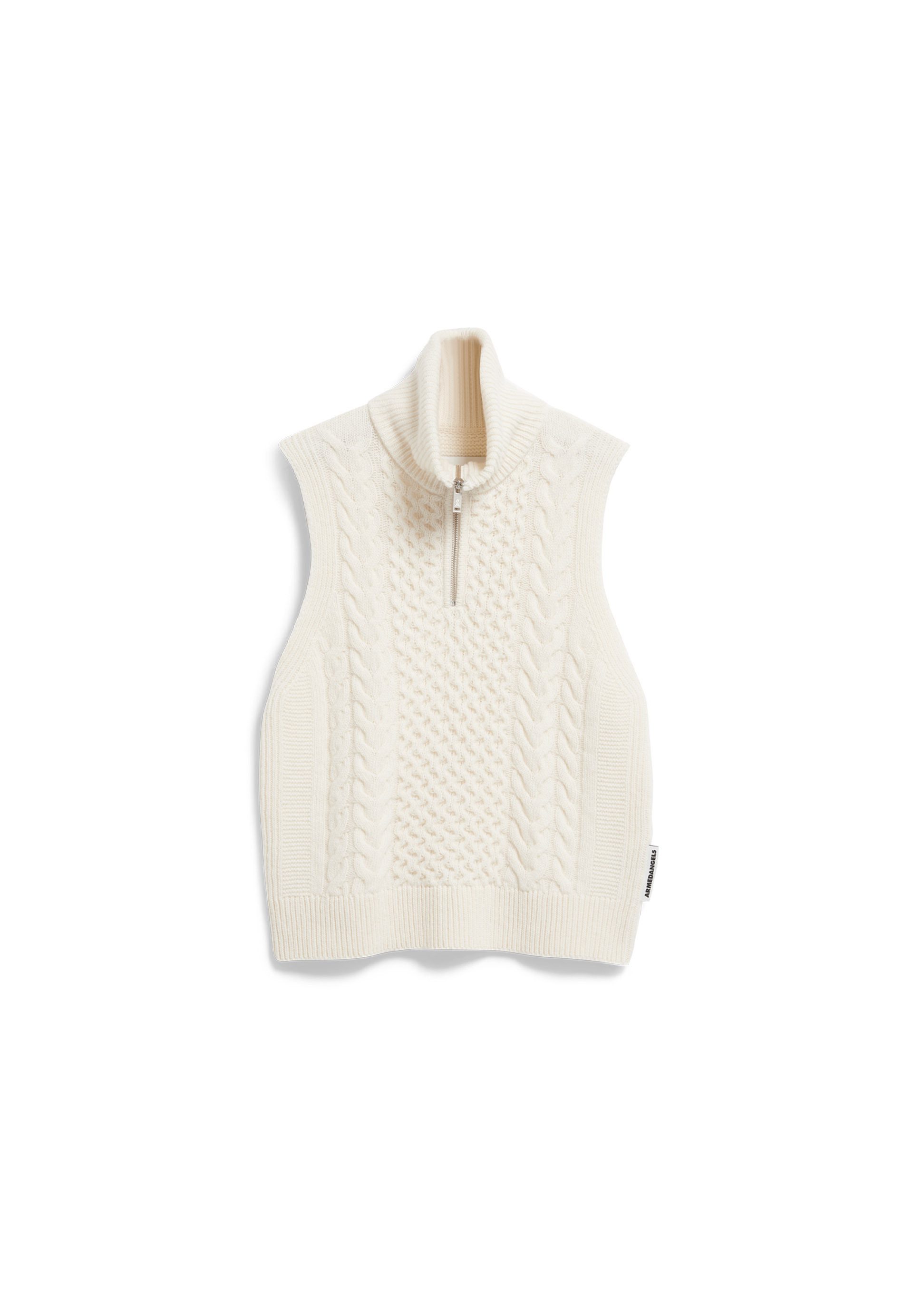 Armedangels Shirttop OLAIAAS CABLE (Relaxed Fit) Kragen