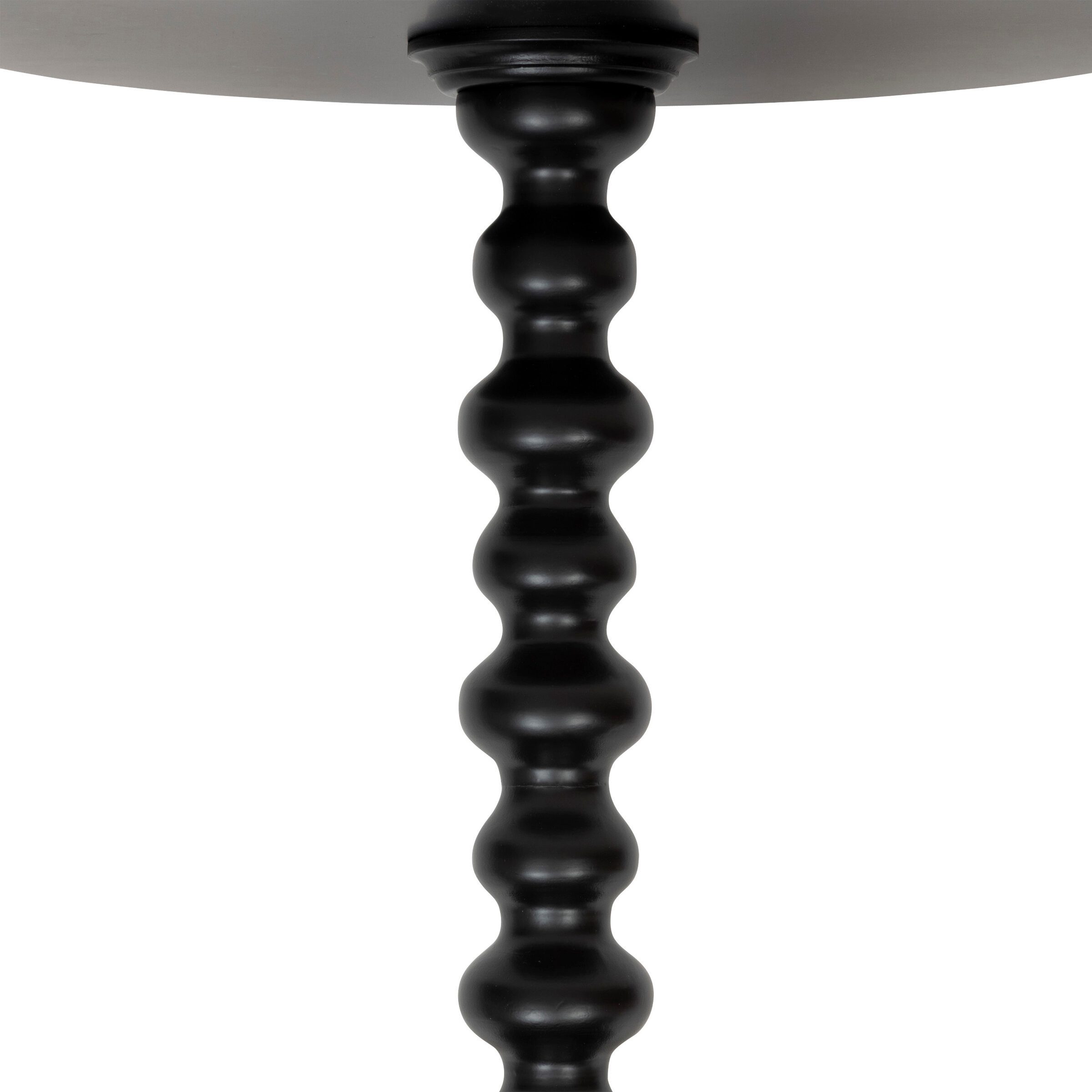 Atmosphera Créateur d'intérieur Beistelltisch Couchtisch ALIX mit dekorativem Bein, Ø 38 cm (funktional) – Bild 4 von 5