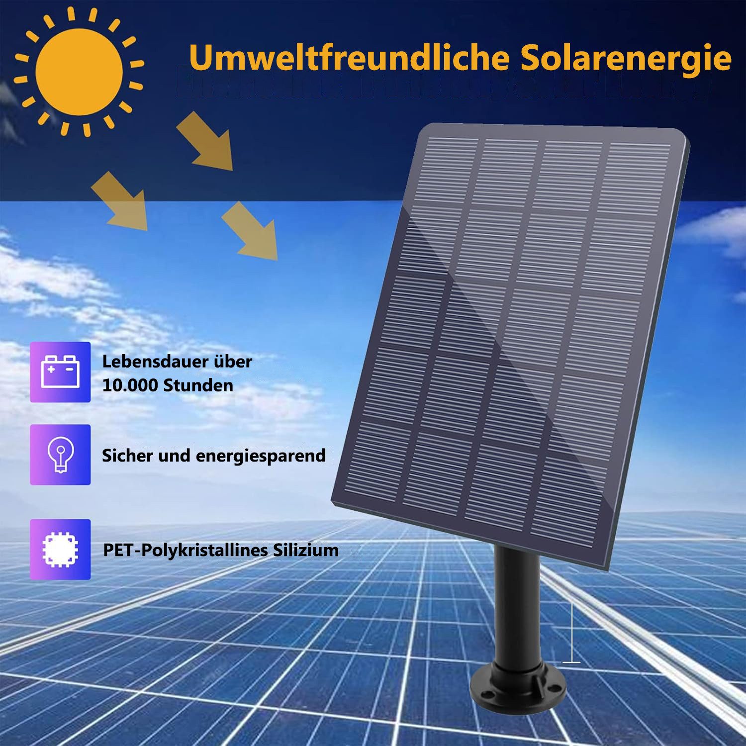 Coonoor Solarpumpe Solar Springbrunnen Garten Wasserpumpe günstig online kaufen