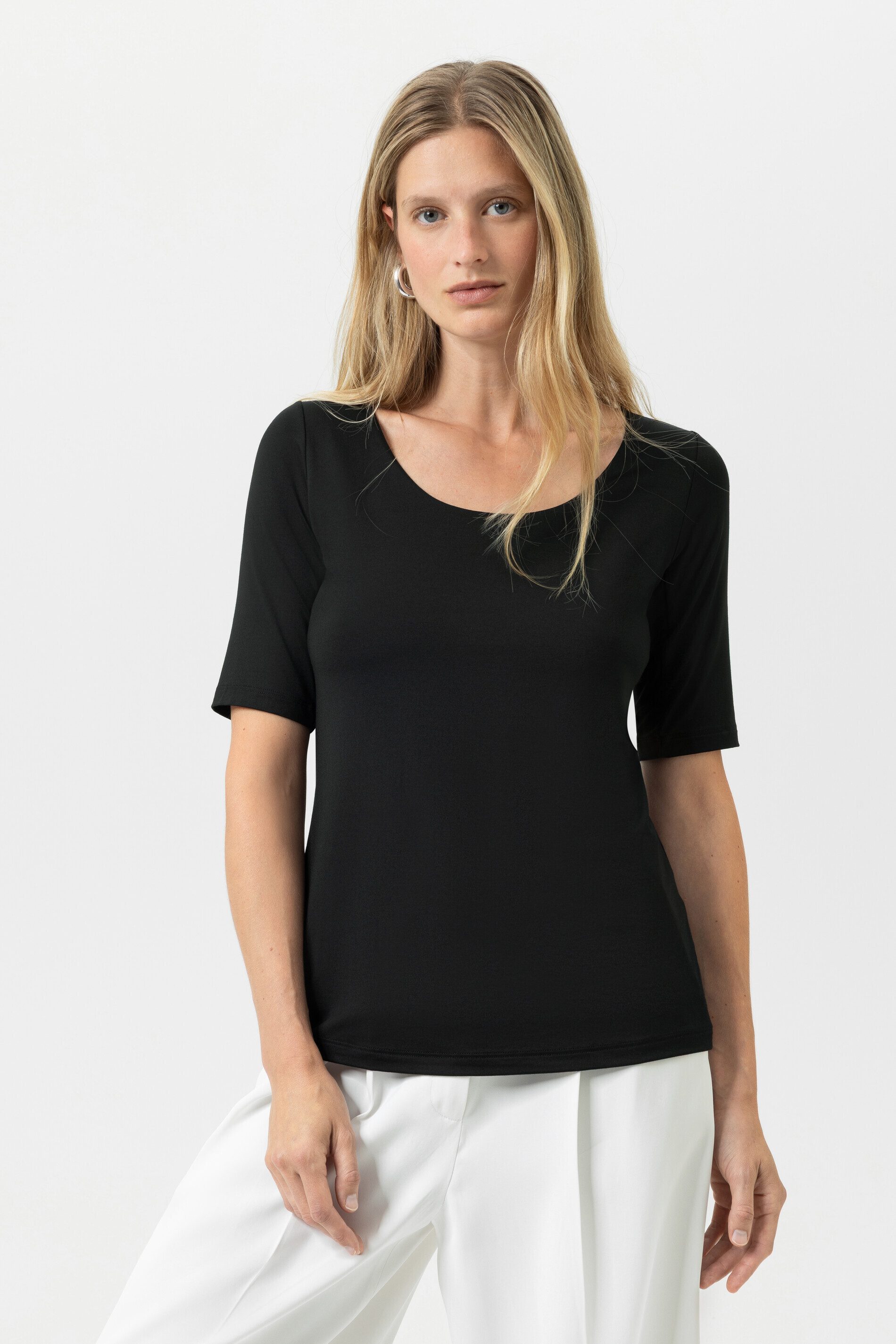 Mey T-Shirt Mey T-Shirt Serie Blazershirt Uni Oberteil (1-tlg)