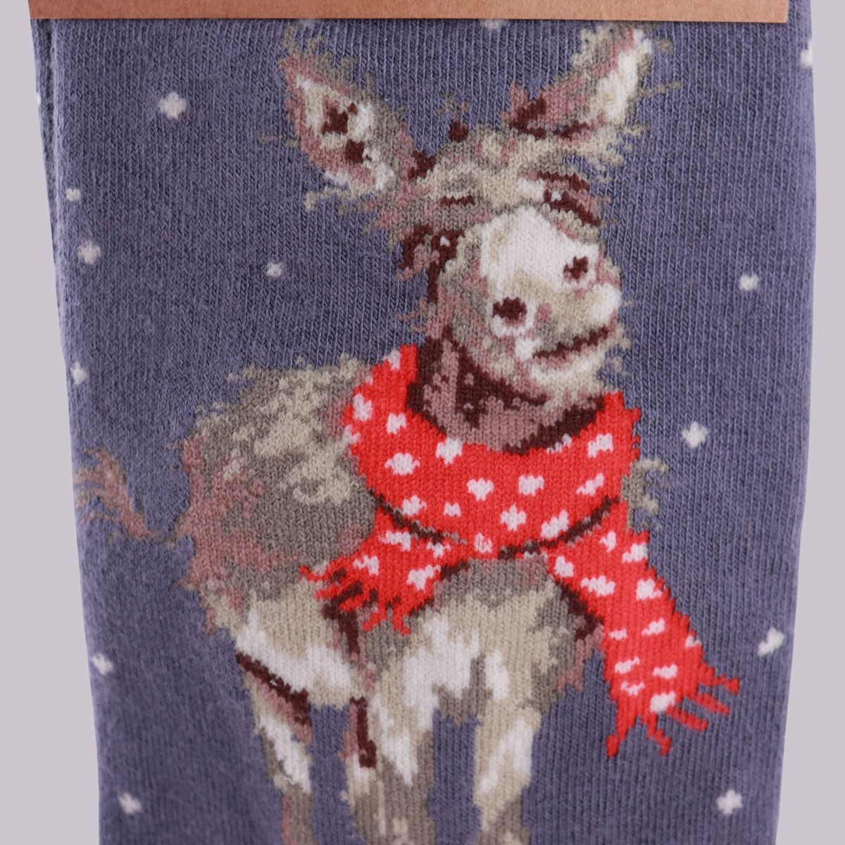 Wrendale Freizeitsocken Wrendale Designs Herren Socken Weihnachts-Esel (Paar)