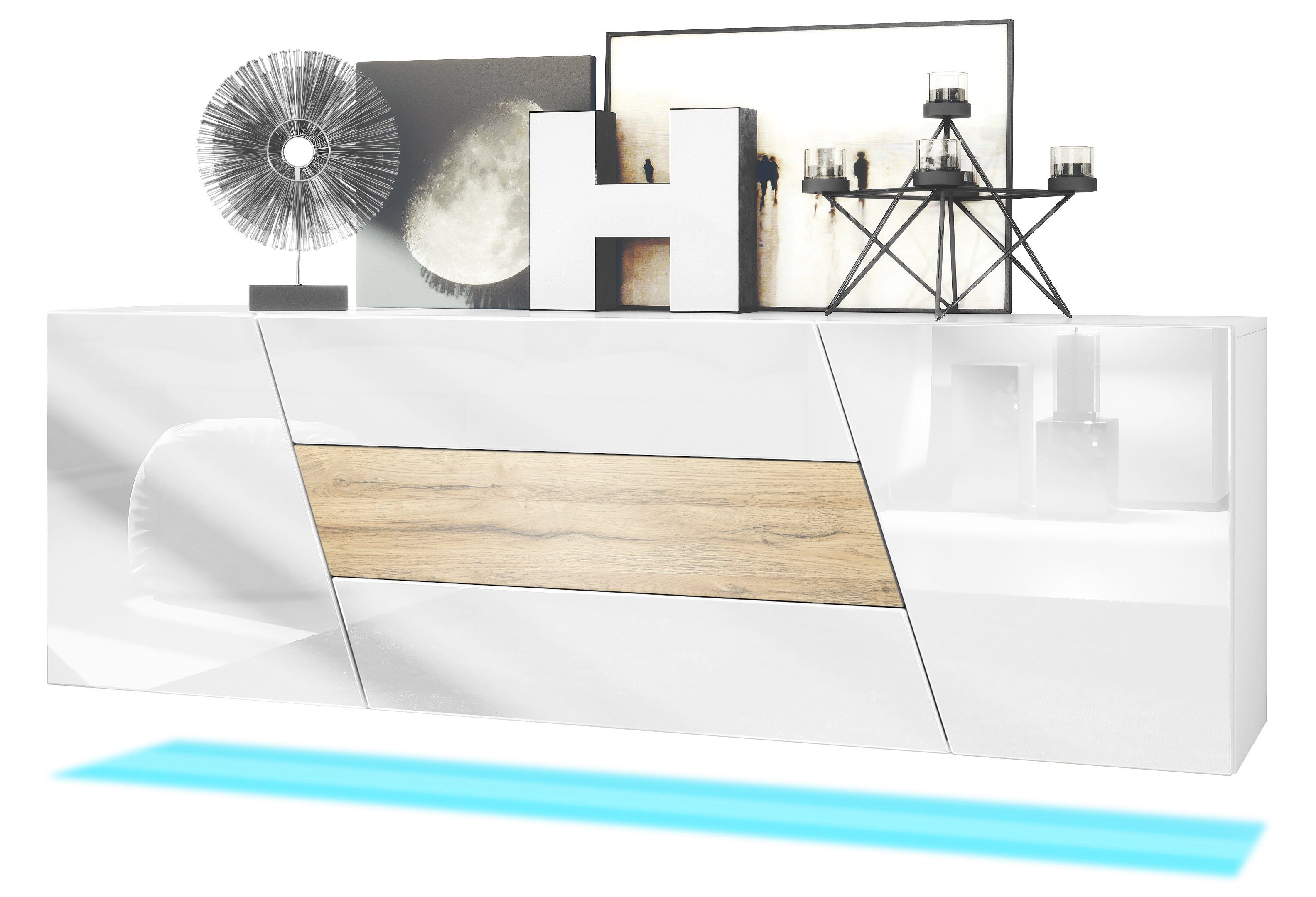Vladon Sideboard Houston (hängende Kommode, mit günstig online kaufen