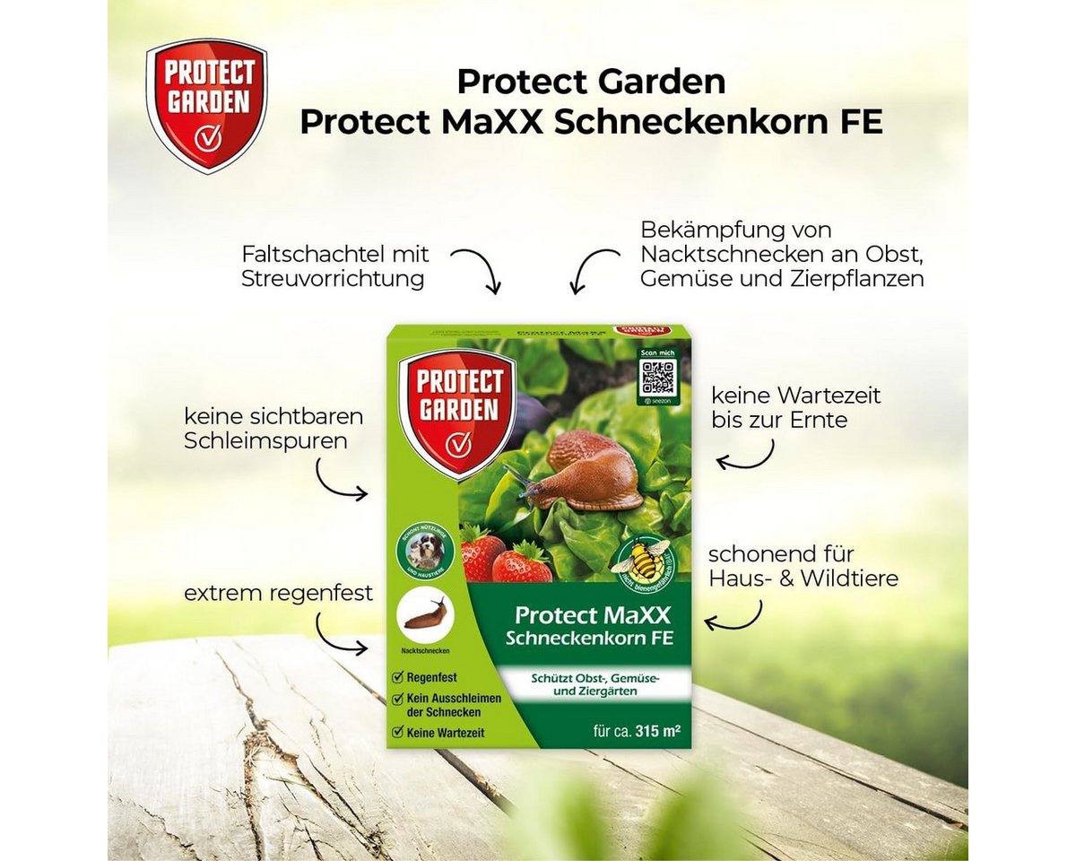 Thumbnail - Protect Garden Vergrämungsmittel Protect Garden Protect MaXX Schneckenkorn FE 1,2kg für bis zu 315m²