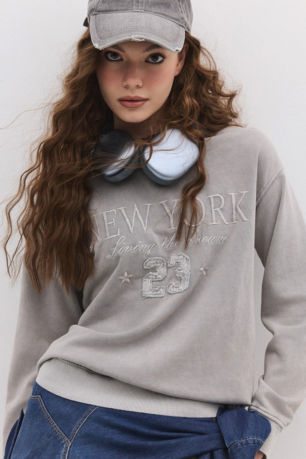 No Matter What Sweatshirt Sweatshirt mit Slogan und verblasstem Effekt günstig online kaufen