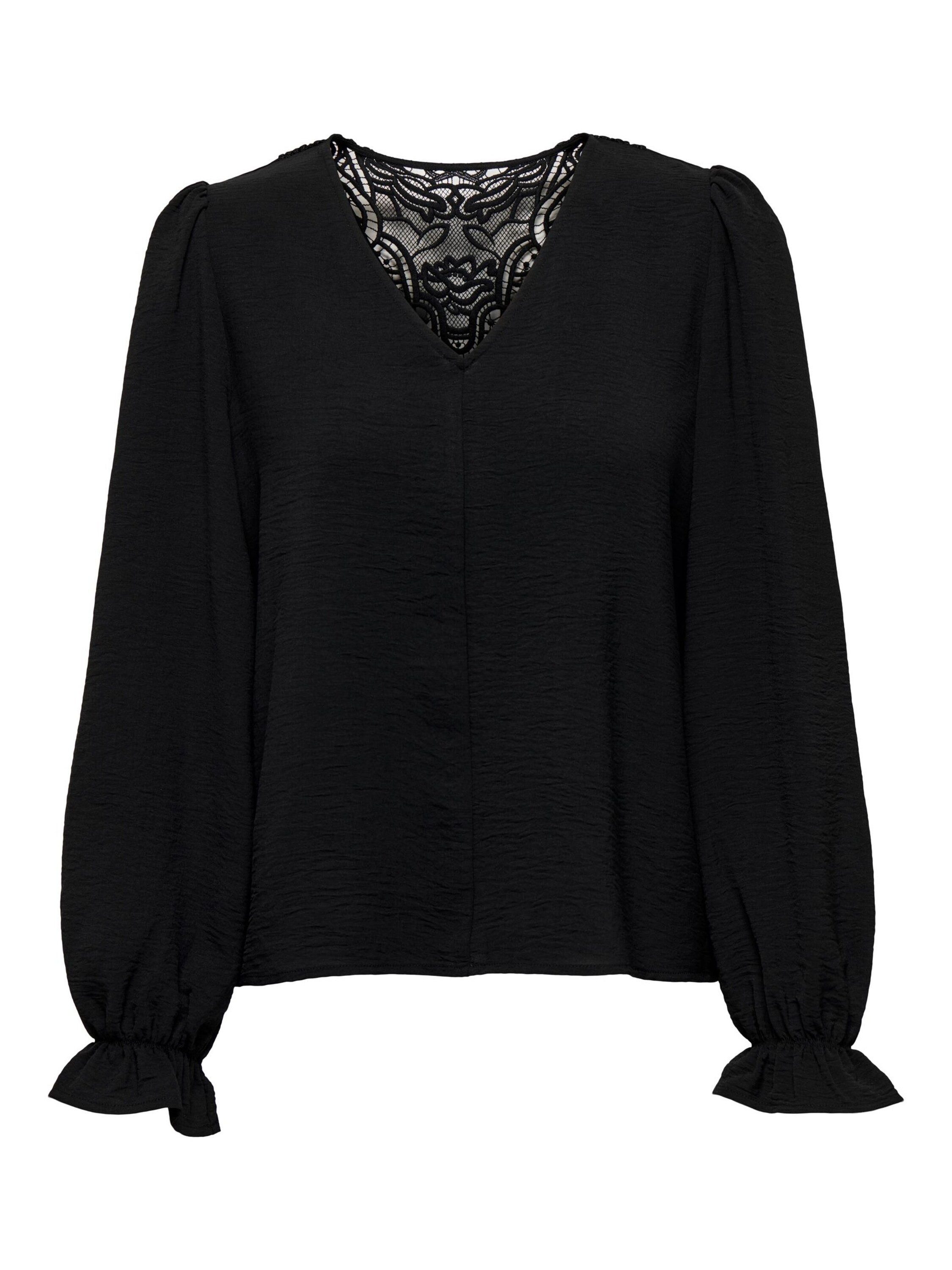 Spitzenbluse ONLMETTE L/S LACE TOP WVN