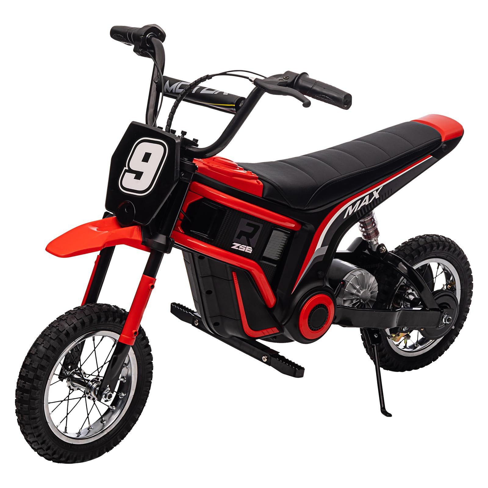 GarveeMore Elektro-Kindermotorrad Elektro-Motorrad für Kinder 24V 350W, 3 Geschwindigkeiten 8/12/23 km/h