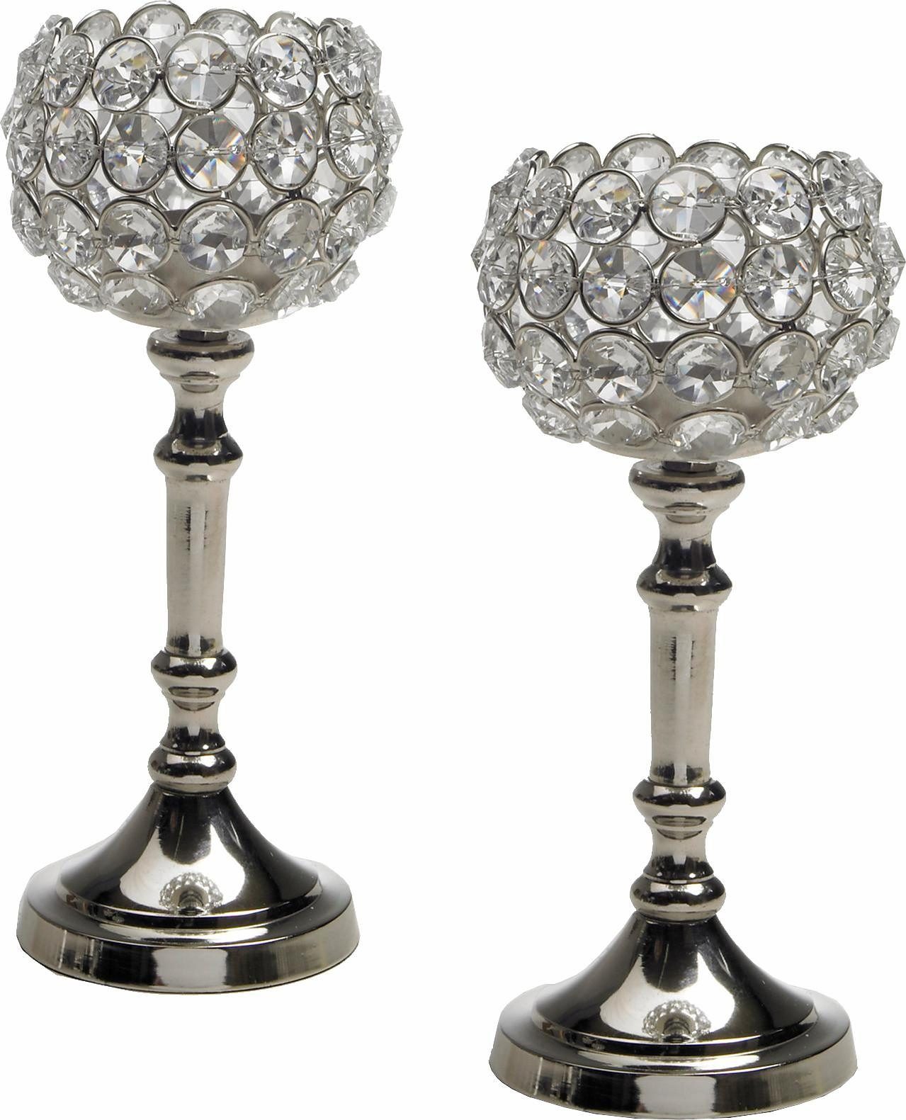 Home affaire Teelichthalter Kristall (Set, 2 St). Reduzierter Preis € 49,99. Unverbindliche Preisempfehlung € 55,90