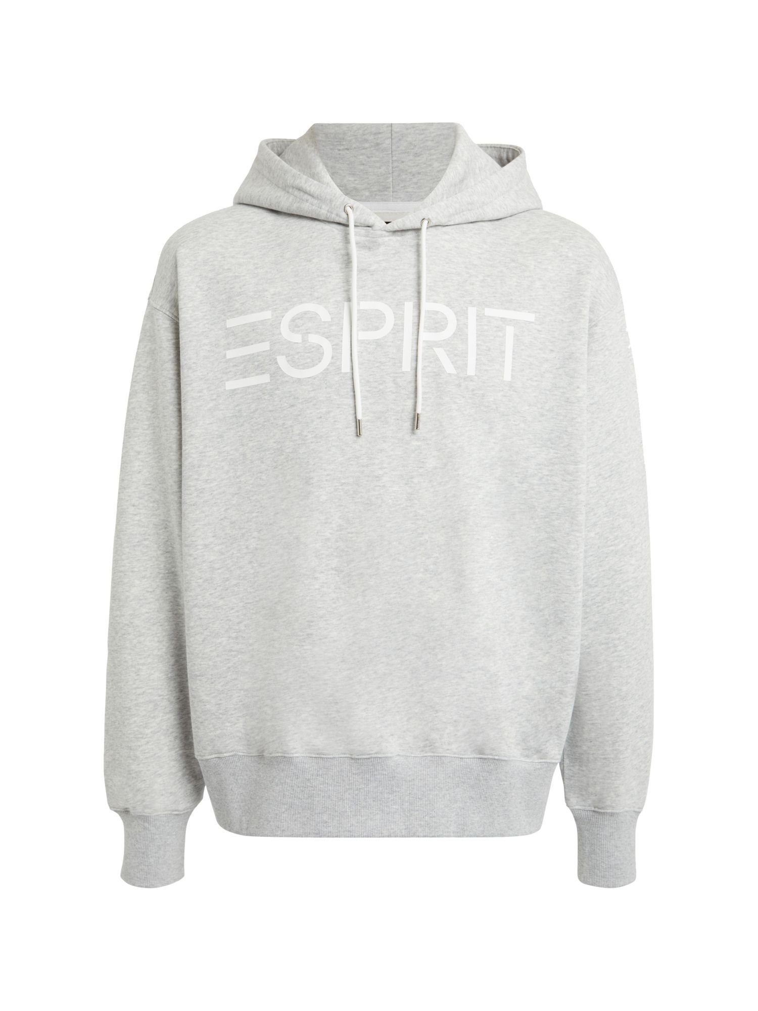 Esprit Sweatshirt Logo-Hoodie (1-tlg) LIGHT GREY