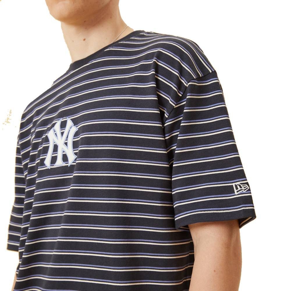 New weiß T-Shirt / Heritage T-Shirt New (1-tlg) Overszd MLB dunkelblau Era Era