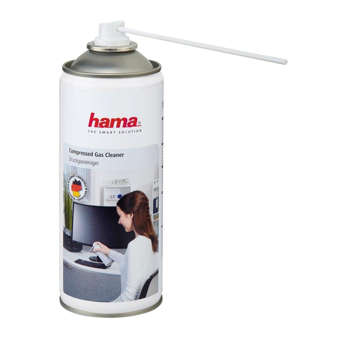 Hama Reinigungs-Set Druckgasreiniger, 400 ml Druckluftreiniger Reiniger