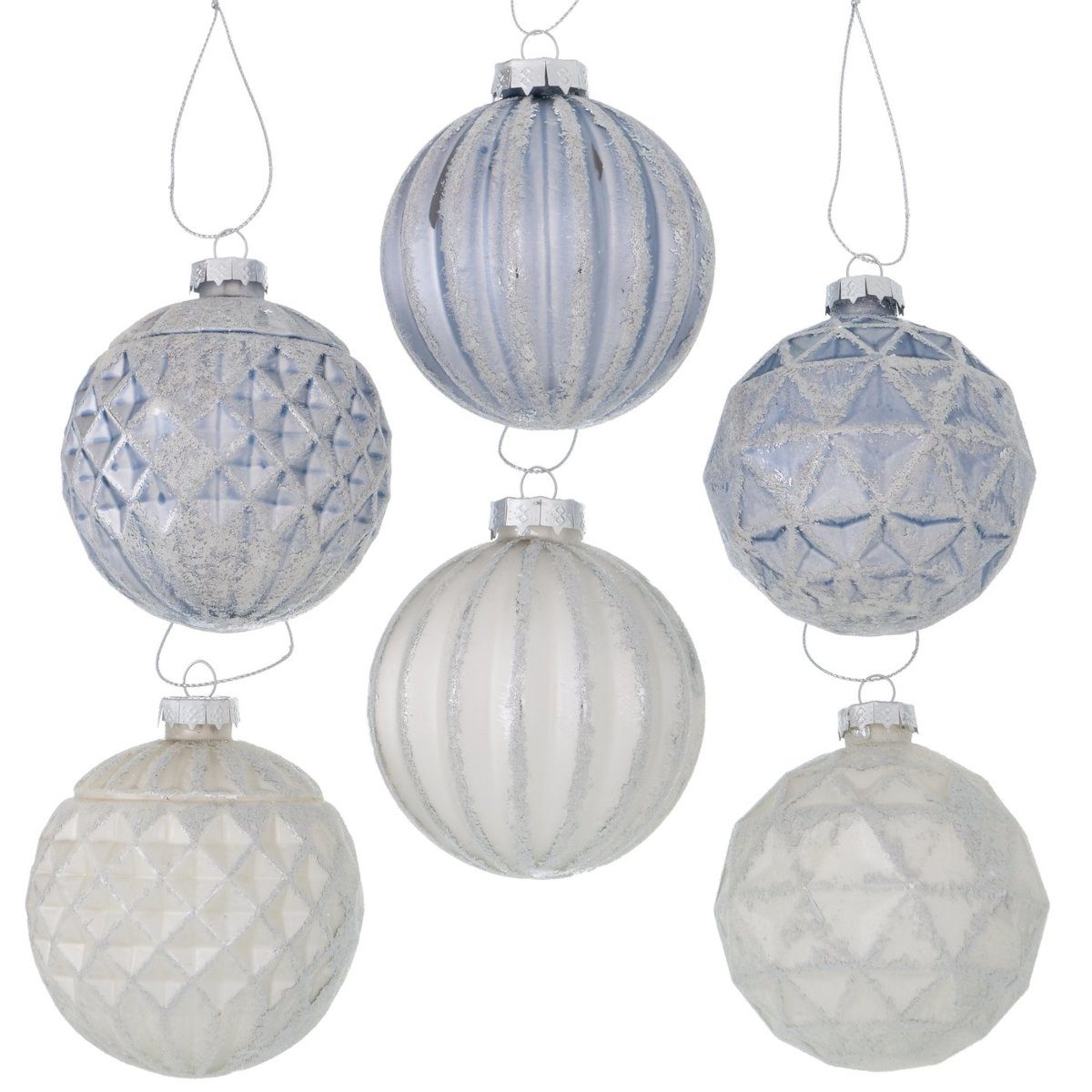 BOLTZE Weihnachtsbaumkugel Frizz Weihnachtskugel sortiert 8 cm (1 Stück)