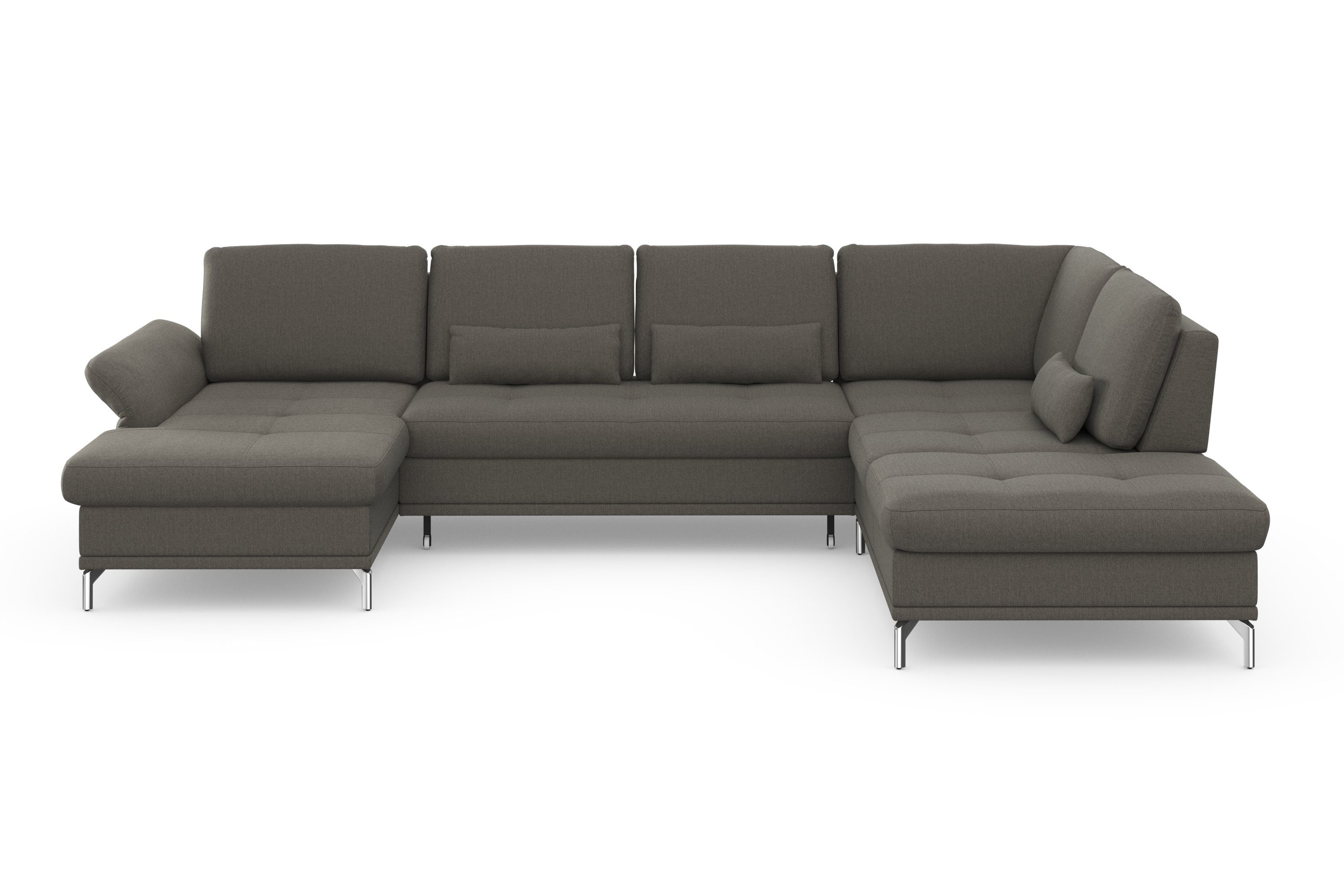 INOSIGN Wohnlandschaft "Palm Beach U-Form" Federkern, mit Sitztiefenverstel günstig online kaufen