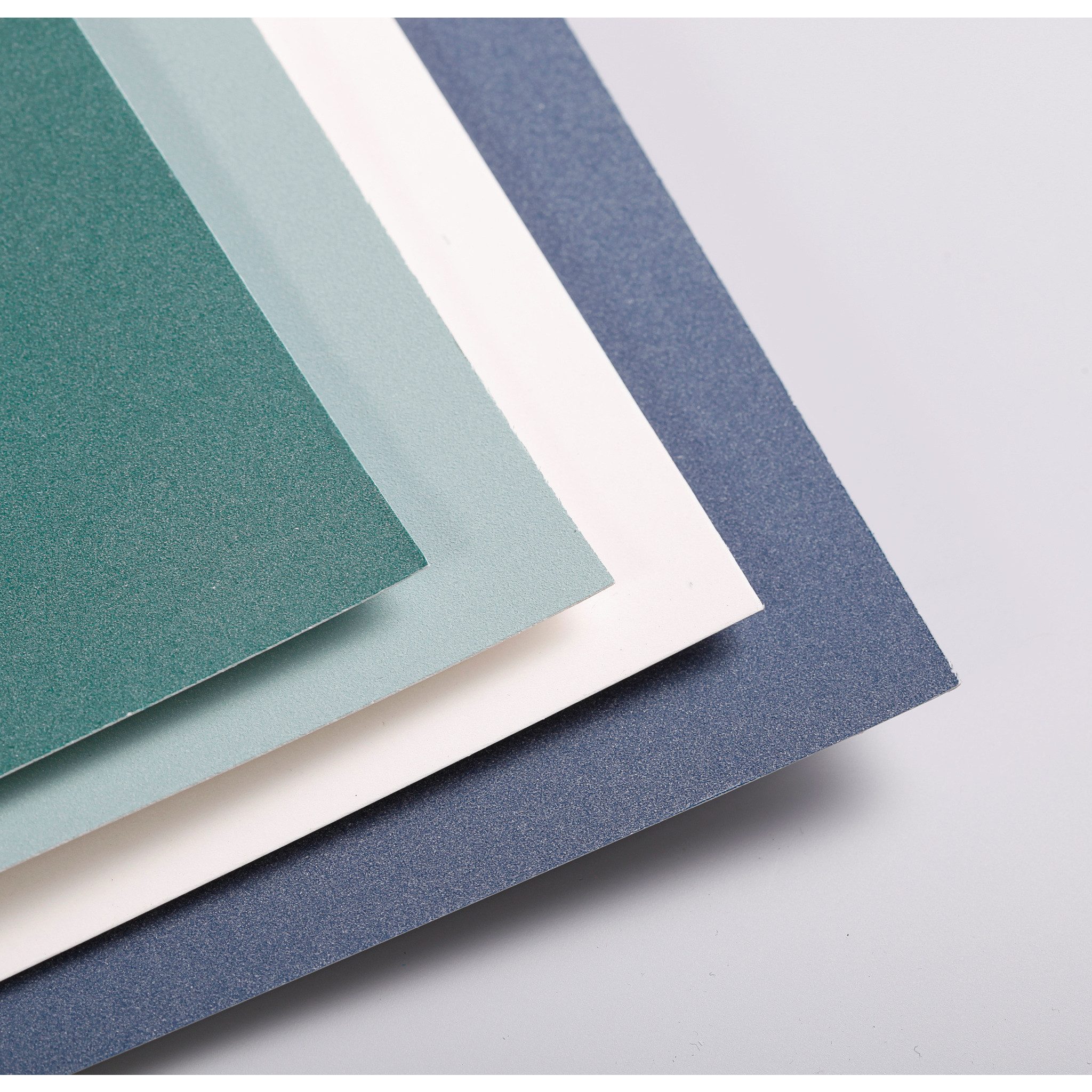 CLAIREFONTAINE Zeichenpapier Pastellblockkopf geleimt 12 Blatt 30x40cm 4 Farben sort. 96115C, Kunst Clairefontaine
