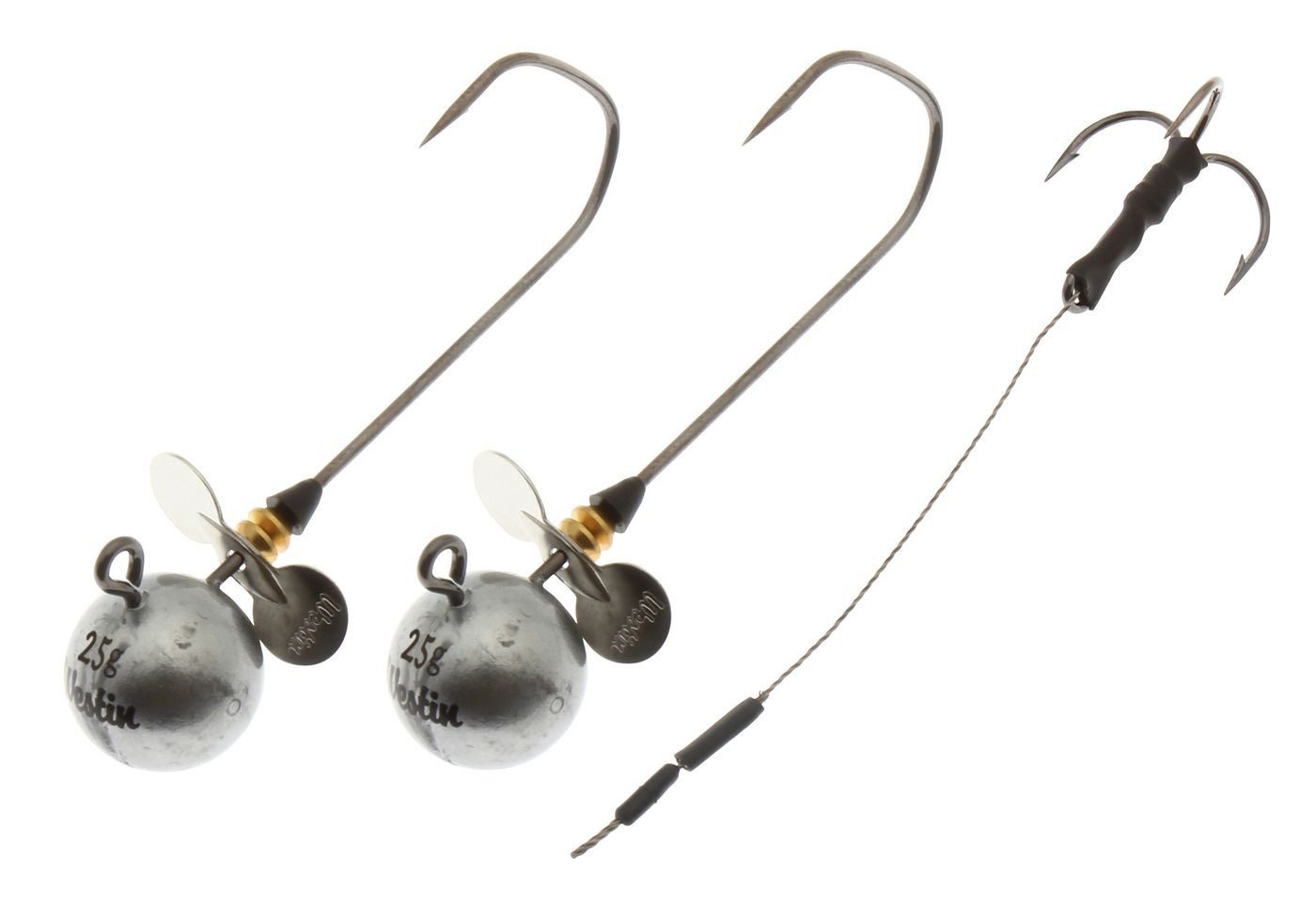 Jighaken Westin RoundUp Propeller - 2 Jighaken 7/0 & 1 Stinger