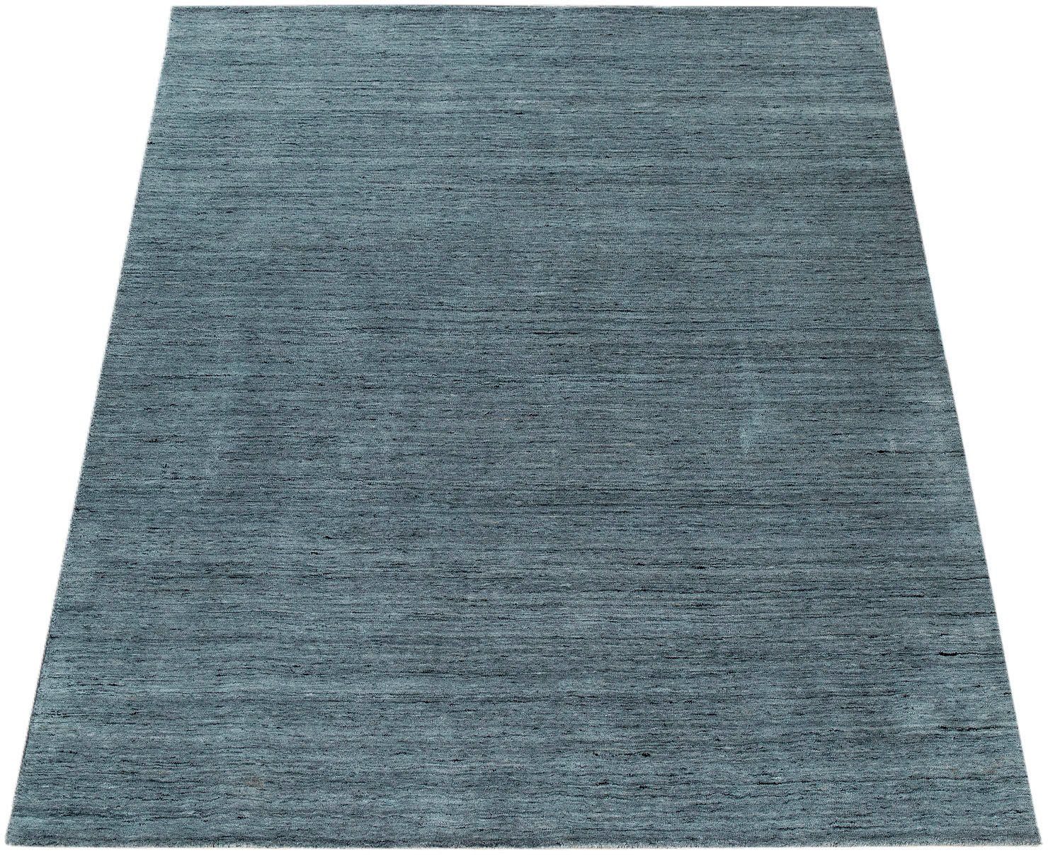 Teppich Loft 250, Paco Home, rechteckig, Höhe: 13 mm, Handgewebt, Kurzflor, aus 60% Viskose, 40% Baumwolle