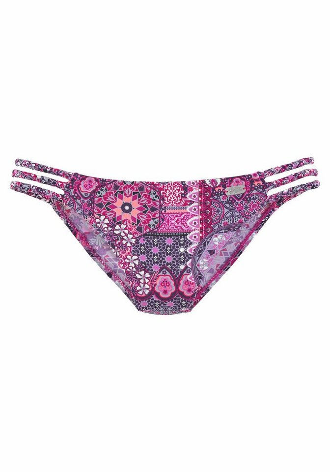 Buffalo Bikini Hose »Shari«, mit geflochtenen Bändern › lila  - Onlineshop OTTO