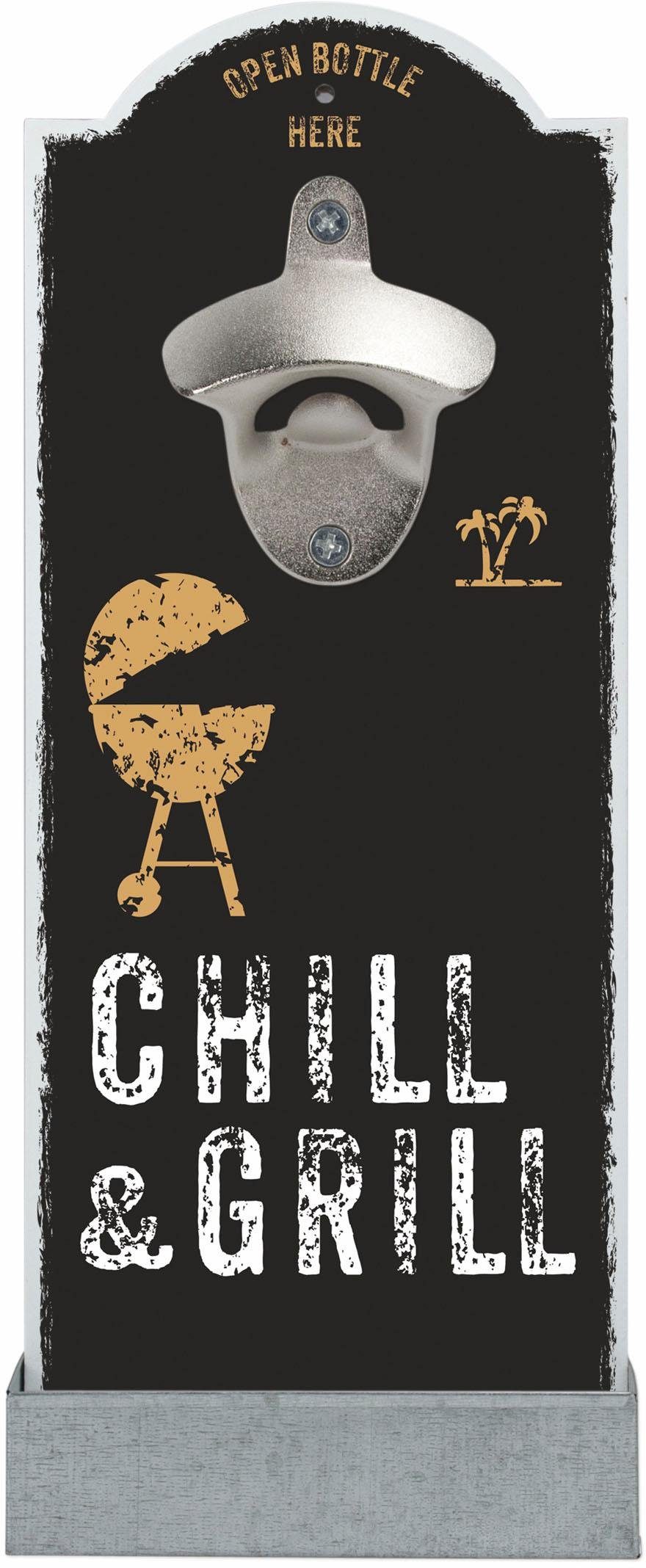 Image of Contento Flaschenöffner »Chill & Grill«, für die Wand