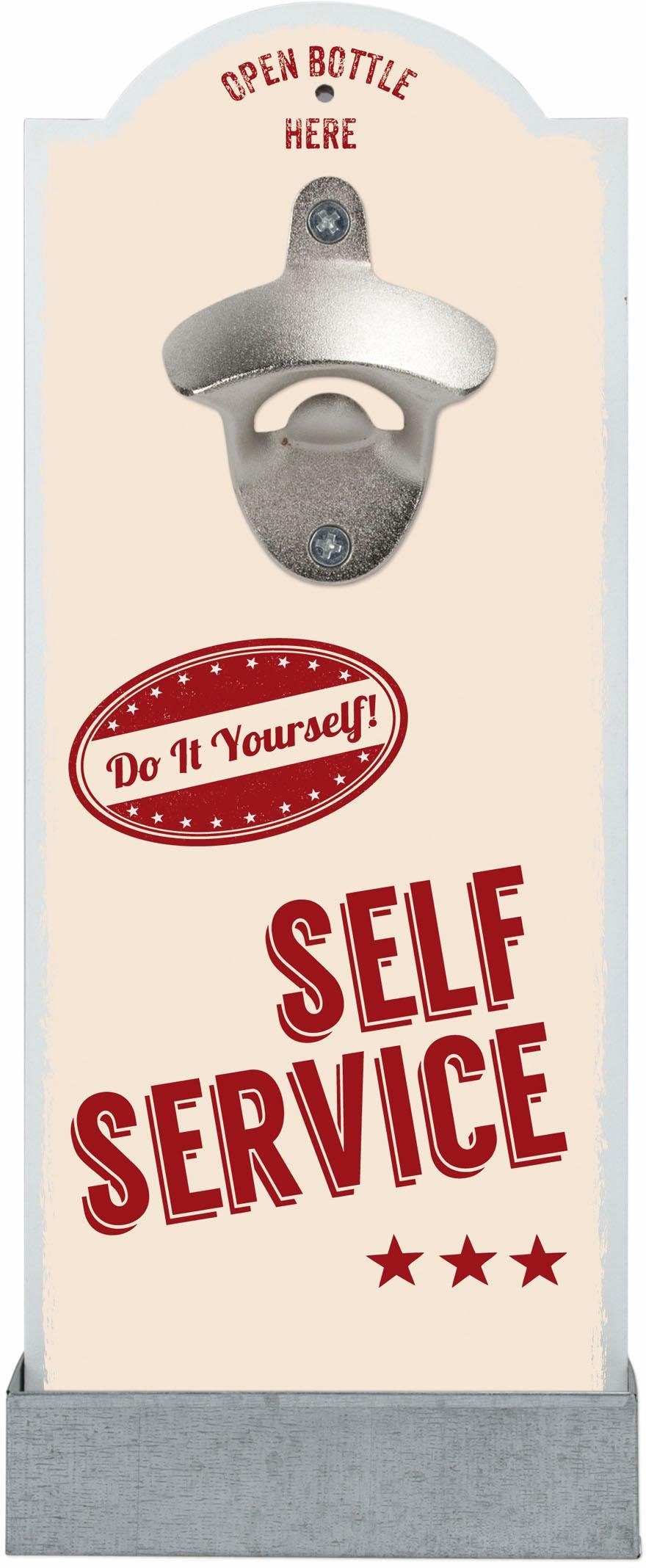 Image of Contento Flaschenöffner »Self Service«, für die Wand