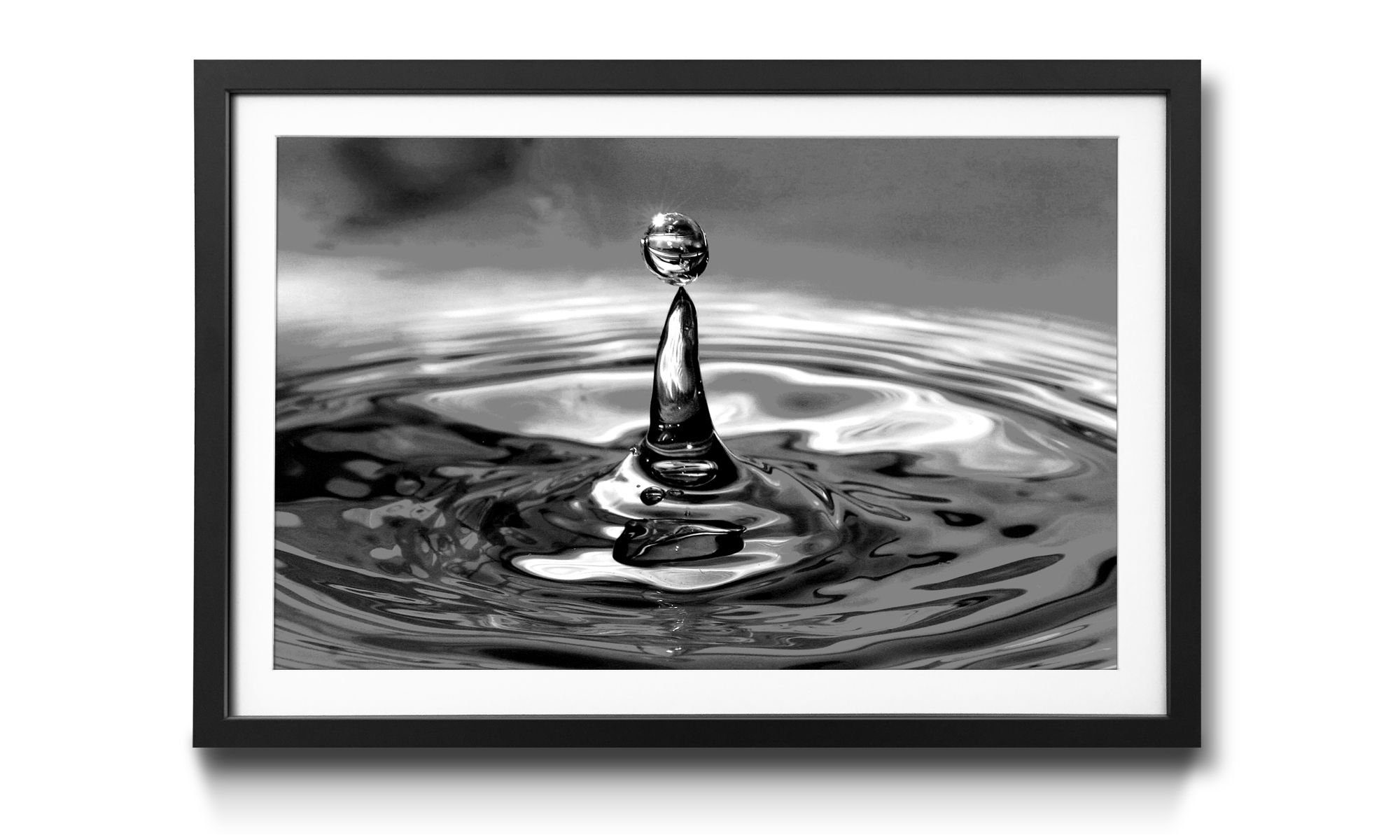 WandbilderXXL Kunstdruck Blue Drop, Landschaft, Wandbild, in 4 Größen erhältlich