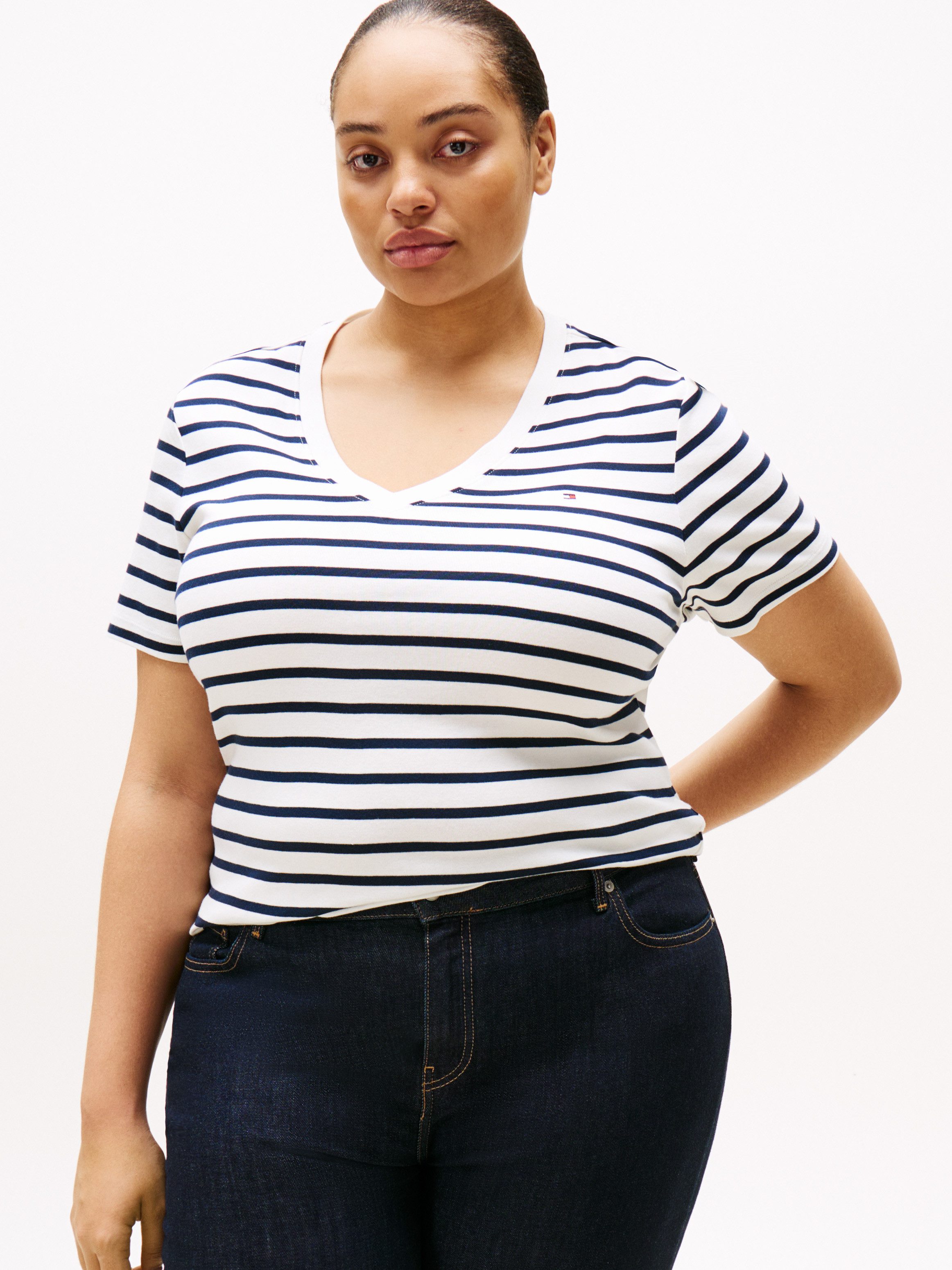 Tommy Hilfiger Curve V-Shirt CRV SLIM günstig online kaufen