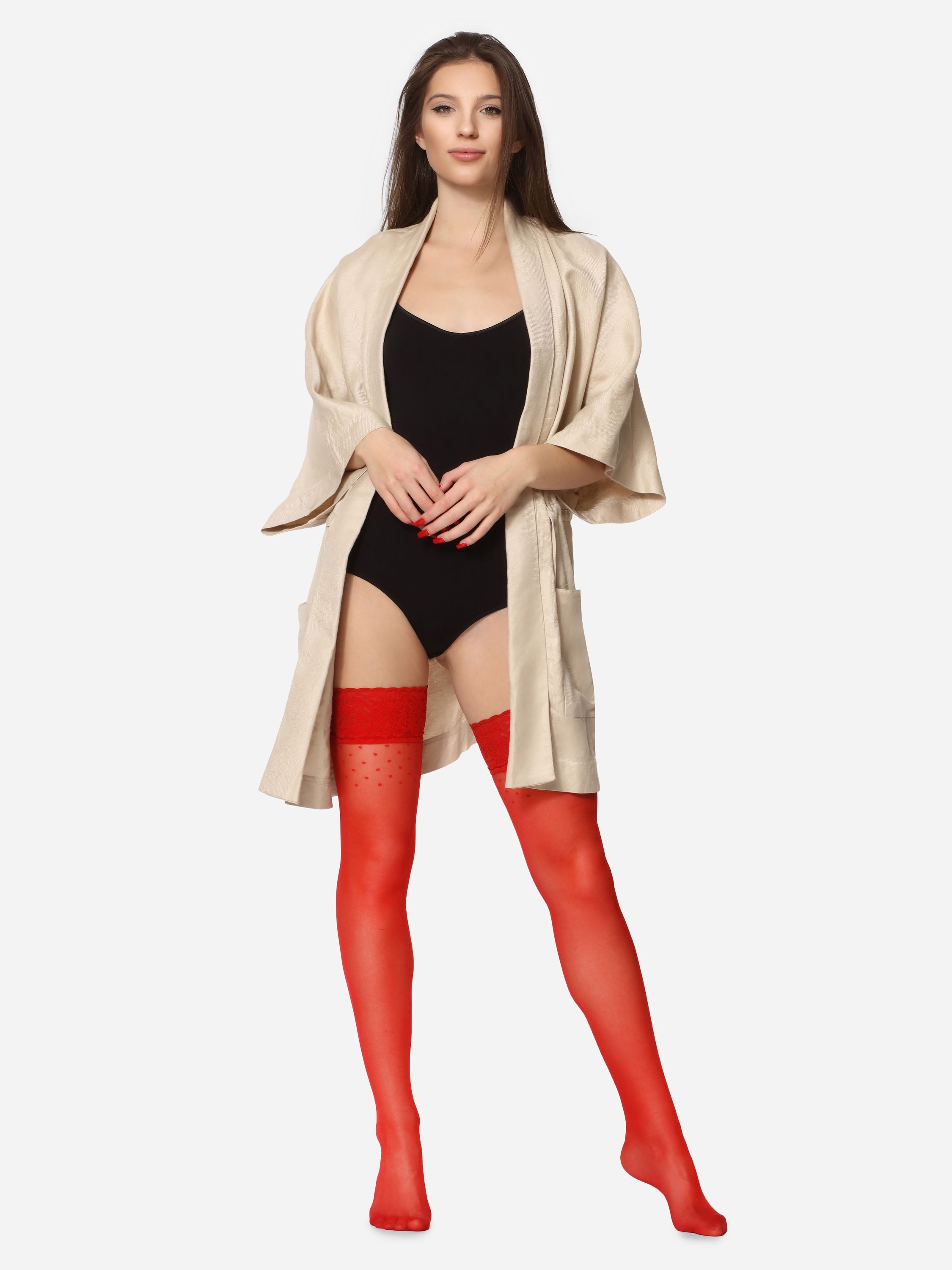 Merry Style Halterlose Strümpfe Damen Halterlose Strümpfe 20 DEN GI1108