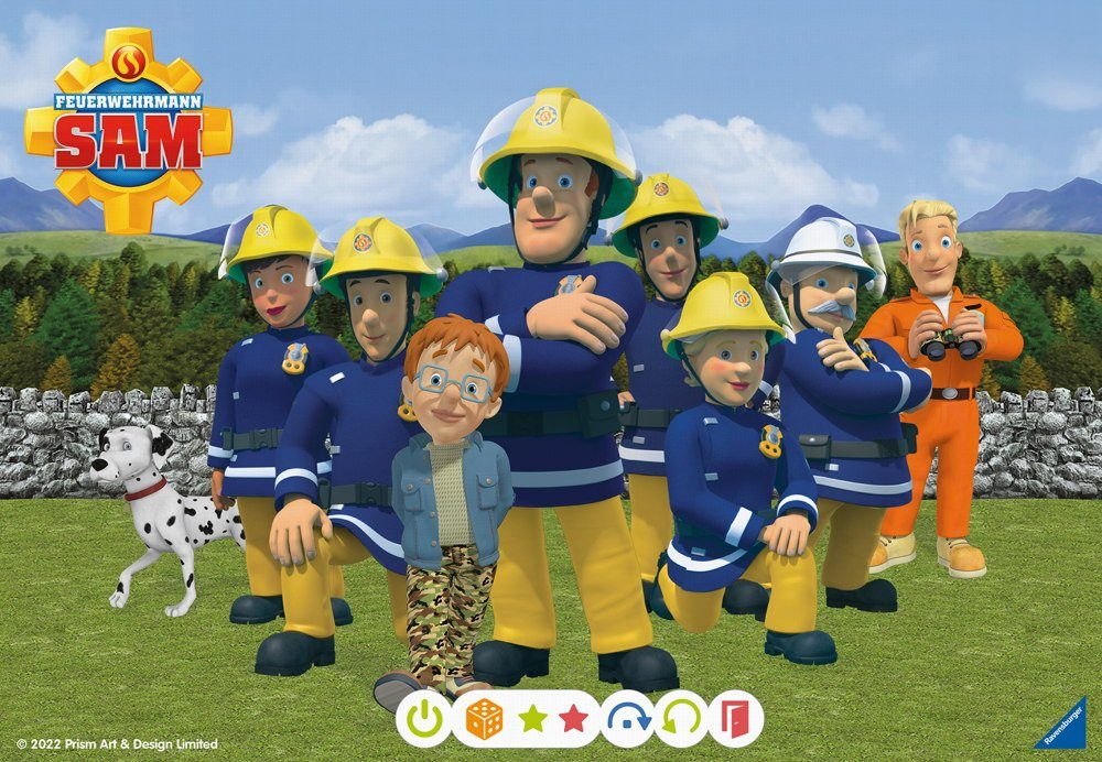 Ravensburger Puzzle tiptoi Puzzeln, Entdecken, Erleben Fireman Sam 00139, 1000 Puzzleteile