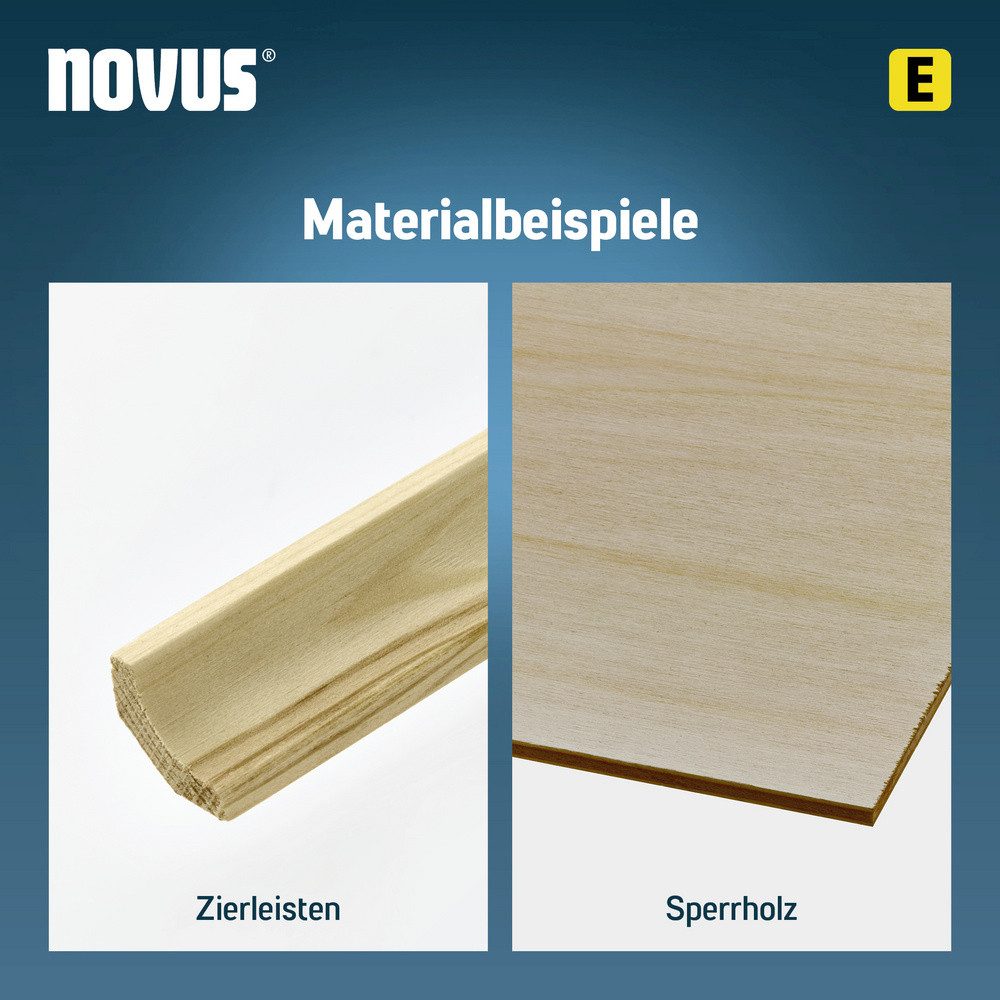 NOVUS Handtacker Novus Tools 044-0089 Tackernägel Typ J Produktabmessung, Länge 16 mm 1