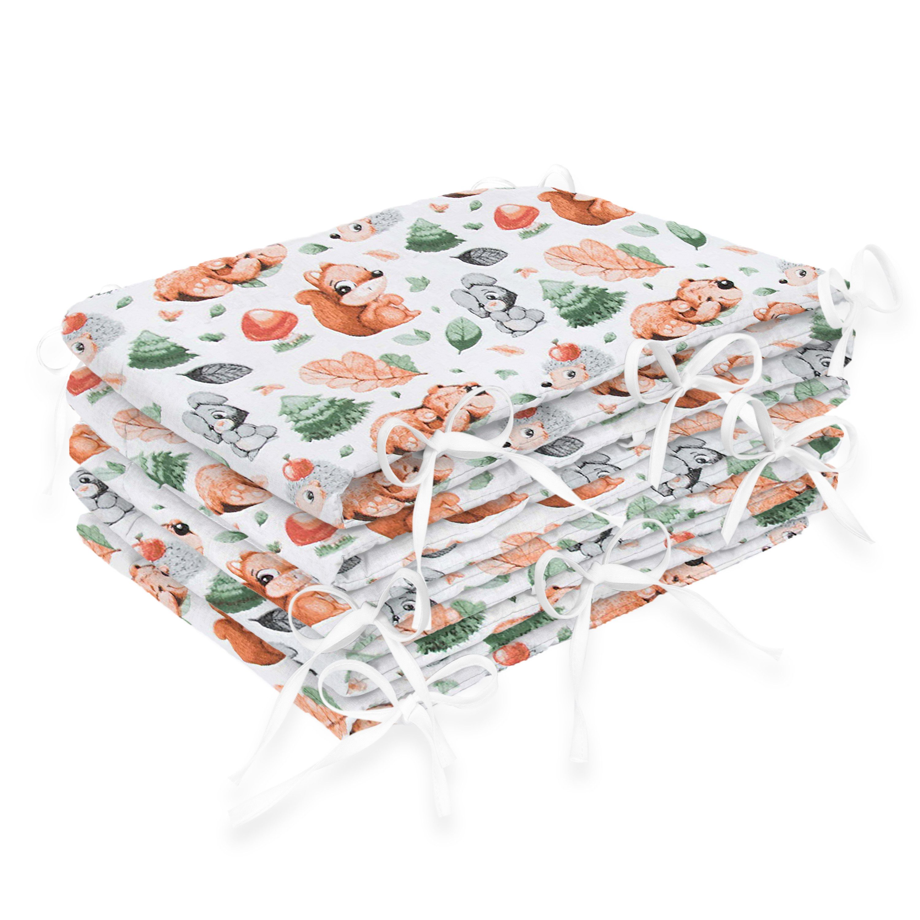 Amilian Bettnestchen Bettumrandung (Made in EU) 420x30 cm - für Babybett 140x70 cm geeignet, (140 x 70 cm geeignet (rundherum) mit Kantenschutz, Nestchen), Umrandungen