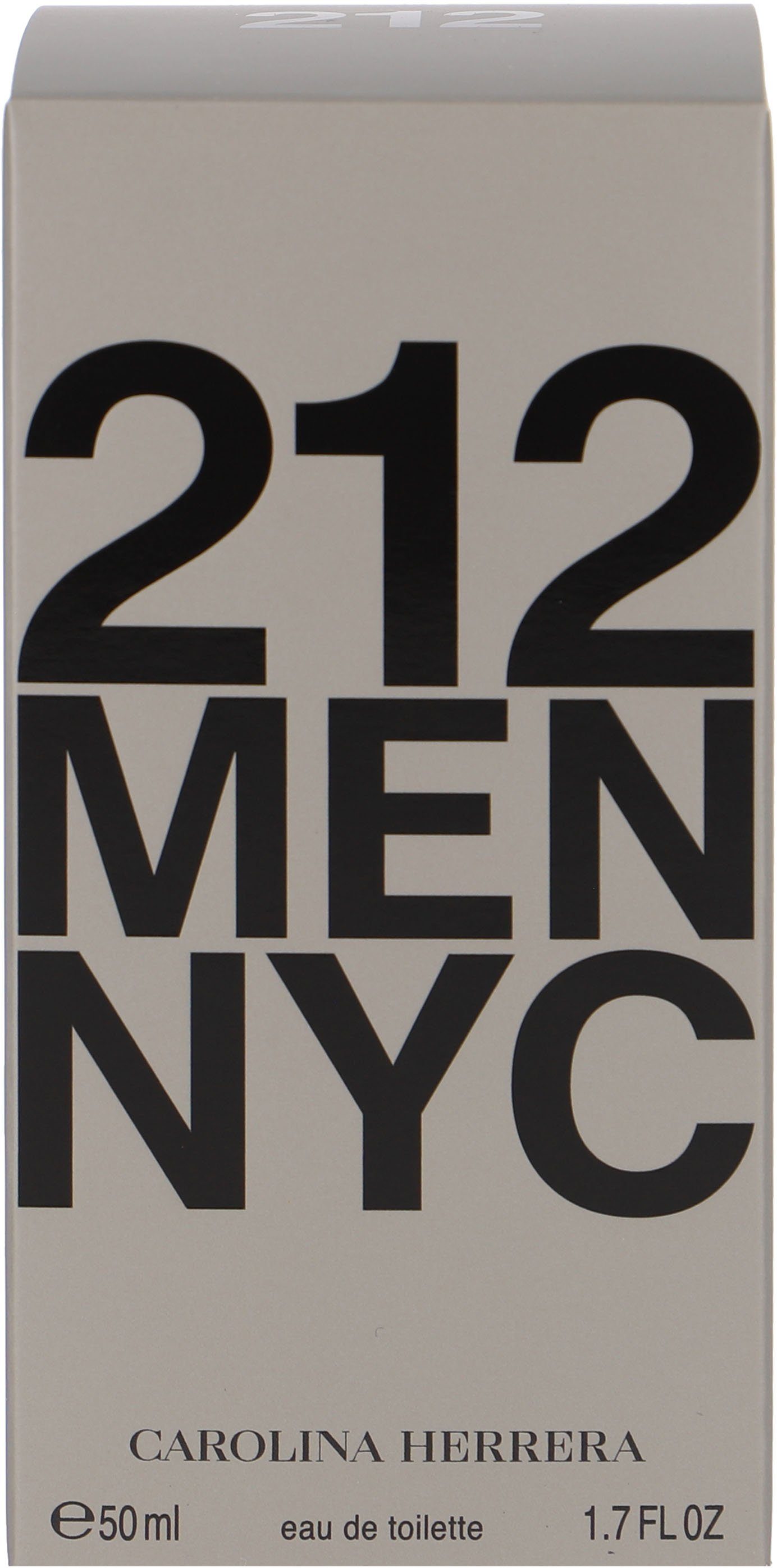 Carolina Herrera Eau de Toilette Carolina Herrera 212 Men, mit würzig blumiger Herznote