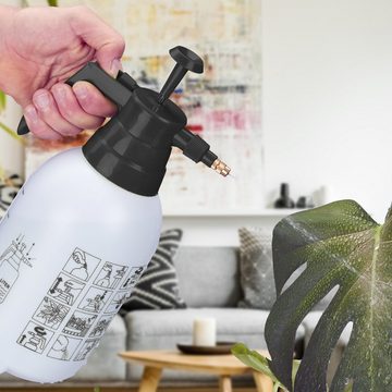 relaxdays Drucksprühgerät 10 x Pumpsprühflasche 1 Liter