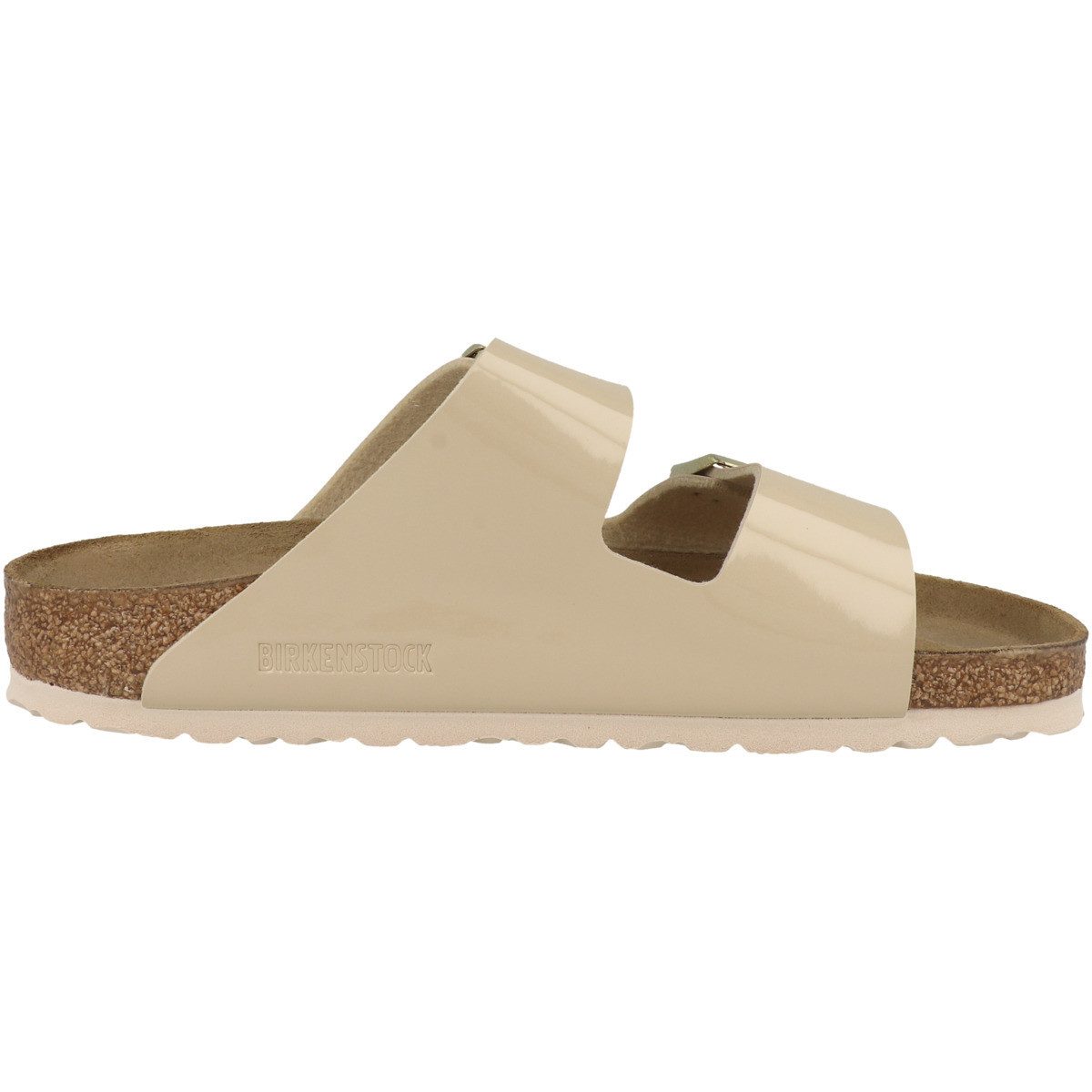 Birkenstock Arizona Birko-Flor Patent normal Damen Sandale Sandaletten, Sommerschuhe, Badeschuhe, Riemchen, Schlappen