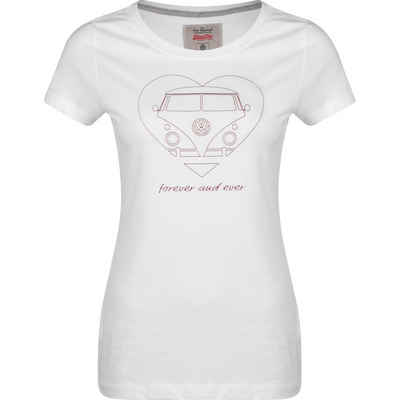 Van One CLASSIC CARS T-Shirt »Bulli Forever T-Shirt Damen«