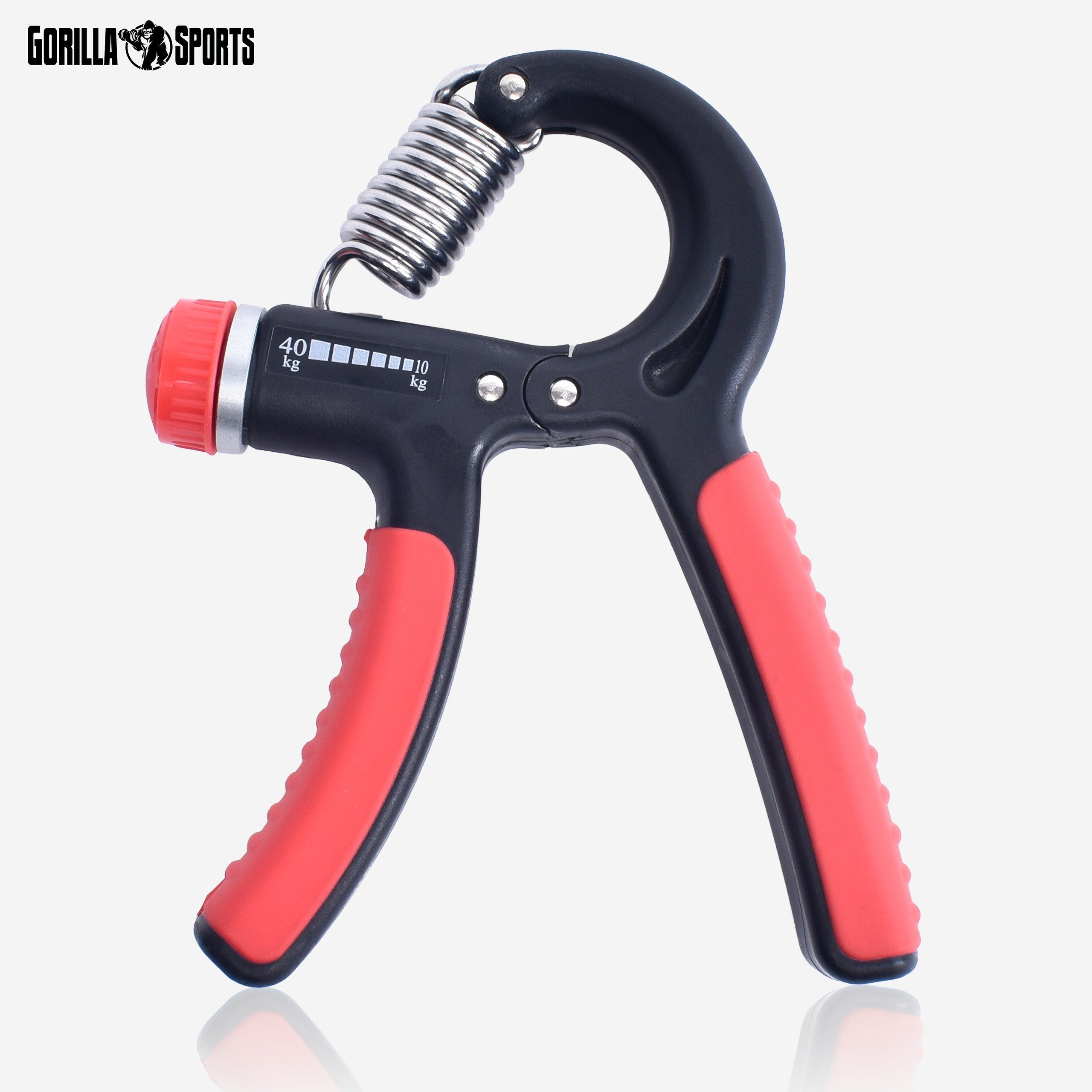 GORILLA SPORTS Trainingshilfe Handtrainer verstellbar 10 - 40 kg