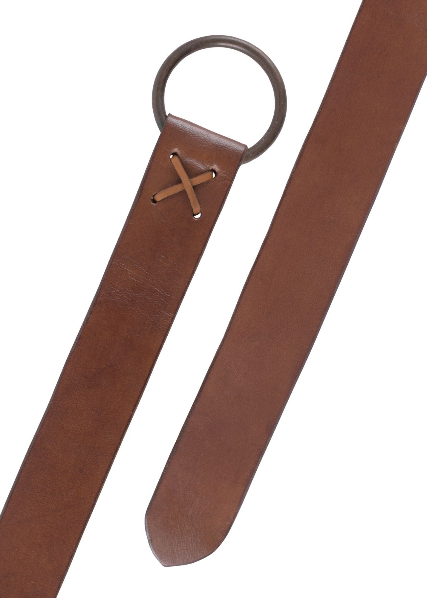 Battle Merchant Kostüm Mittelalter Langgürtel aus Leder, 160 cm, braun