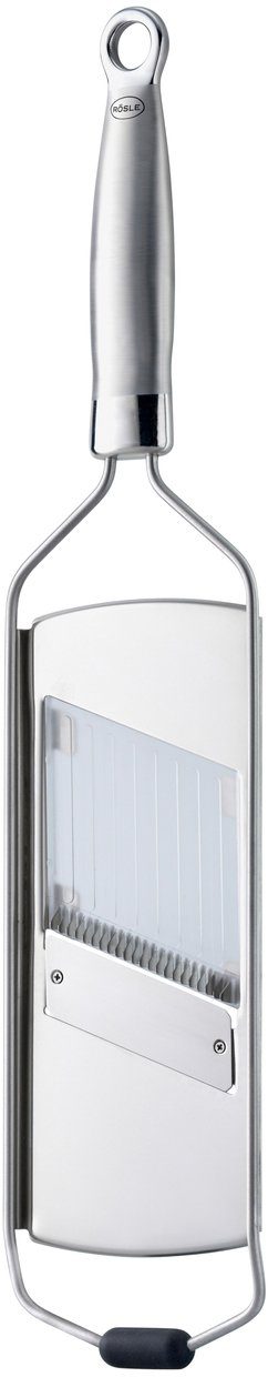 RÖSLE Julienneschneider, (4-tlg), Ломтерезки mit 3 Einsätzen und Aufhängeöse, Edelstahl 18/10