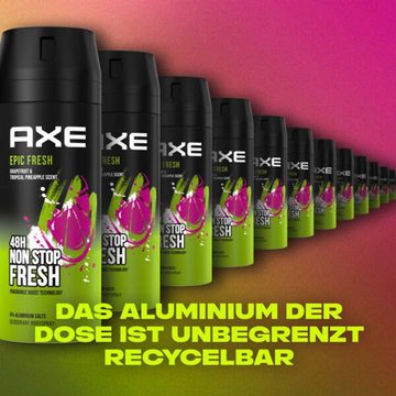 axe Deo-Set AXE Bodyspray Epic Fresh 6x 150ml Deo Männerdeo ohne Aluminium